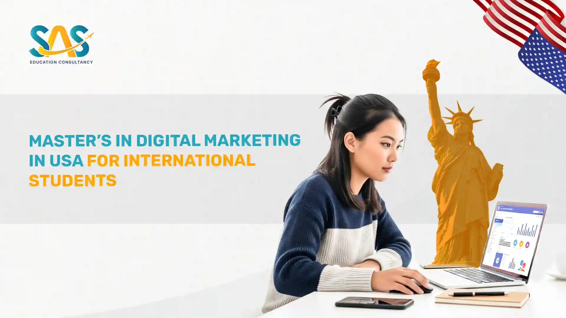 Master’s in Digital Marketing in USA For International Students