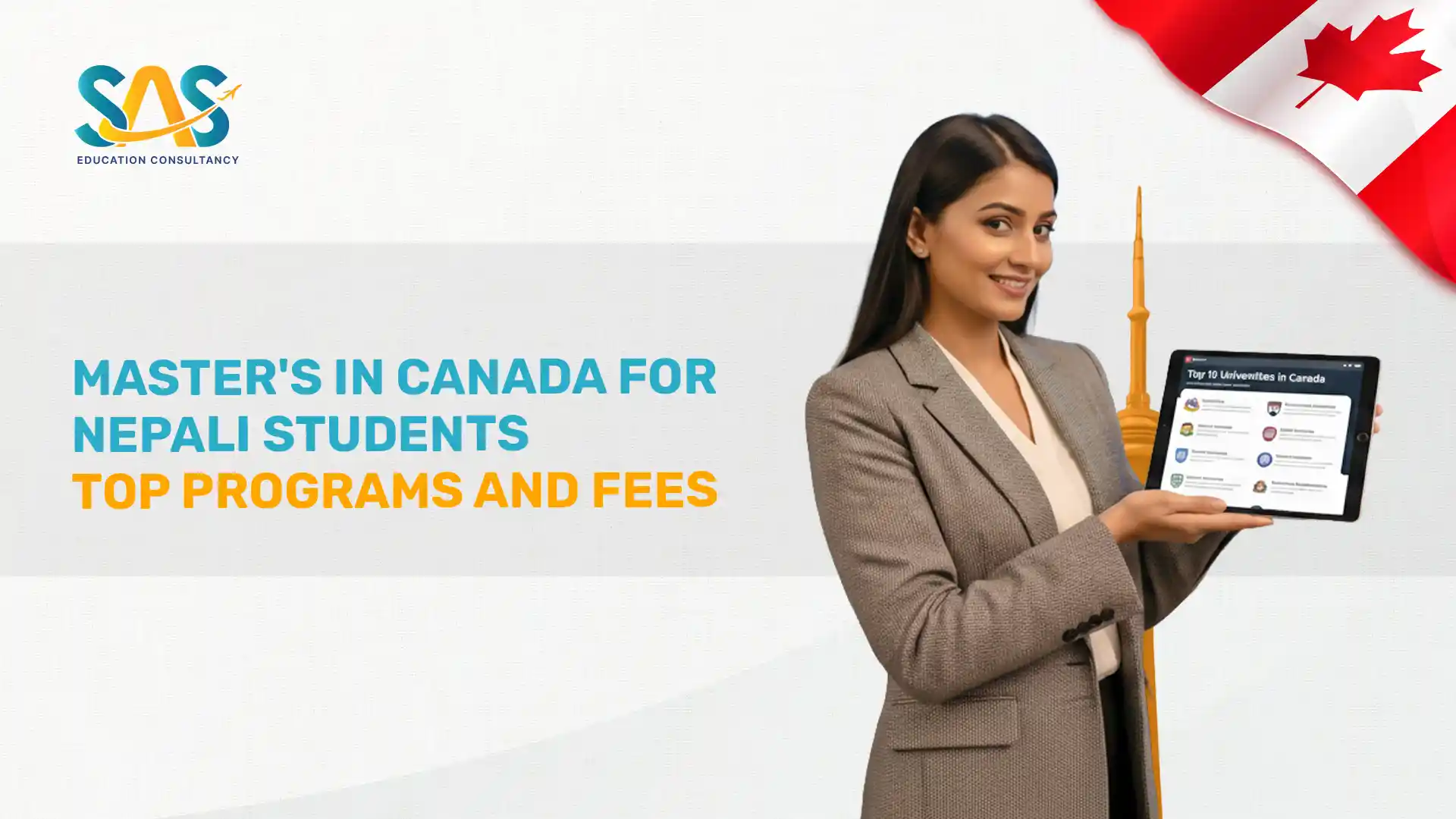 Study Master's in Canada from Nepal: Top Courses & Costs