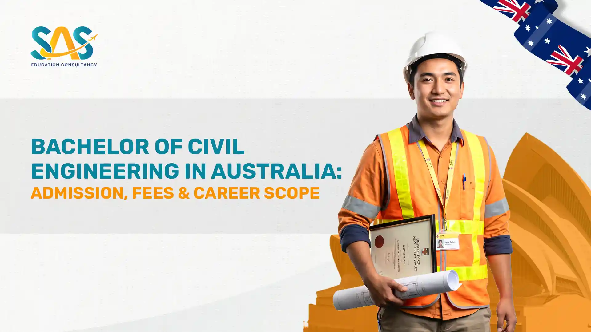 Bachelor of Civil Engineering in Australia: Admission, Fees & Career Scope