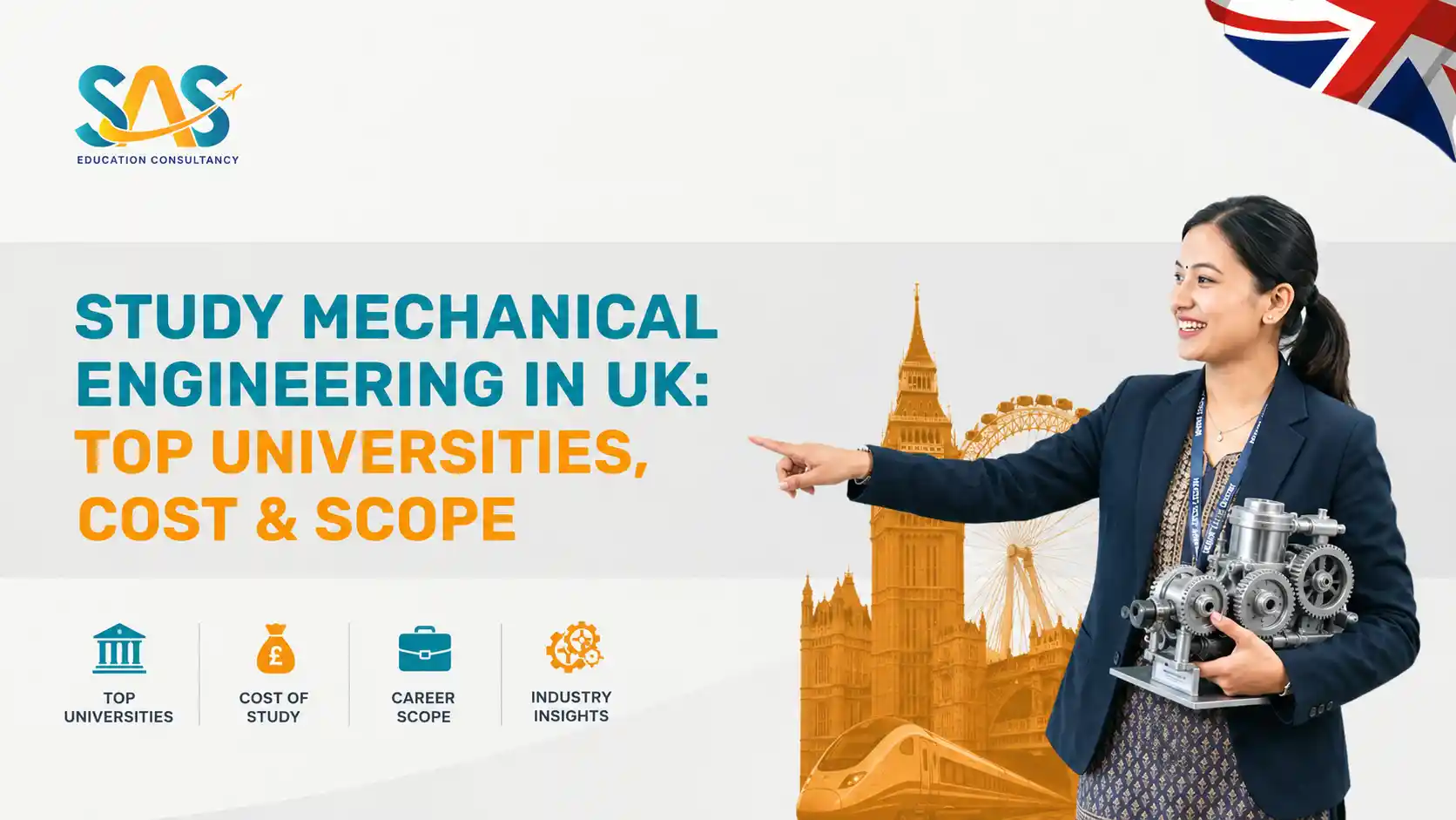Study Mechanical Engineering in UK: Top Universities, Cost & Scope