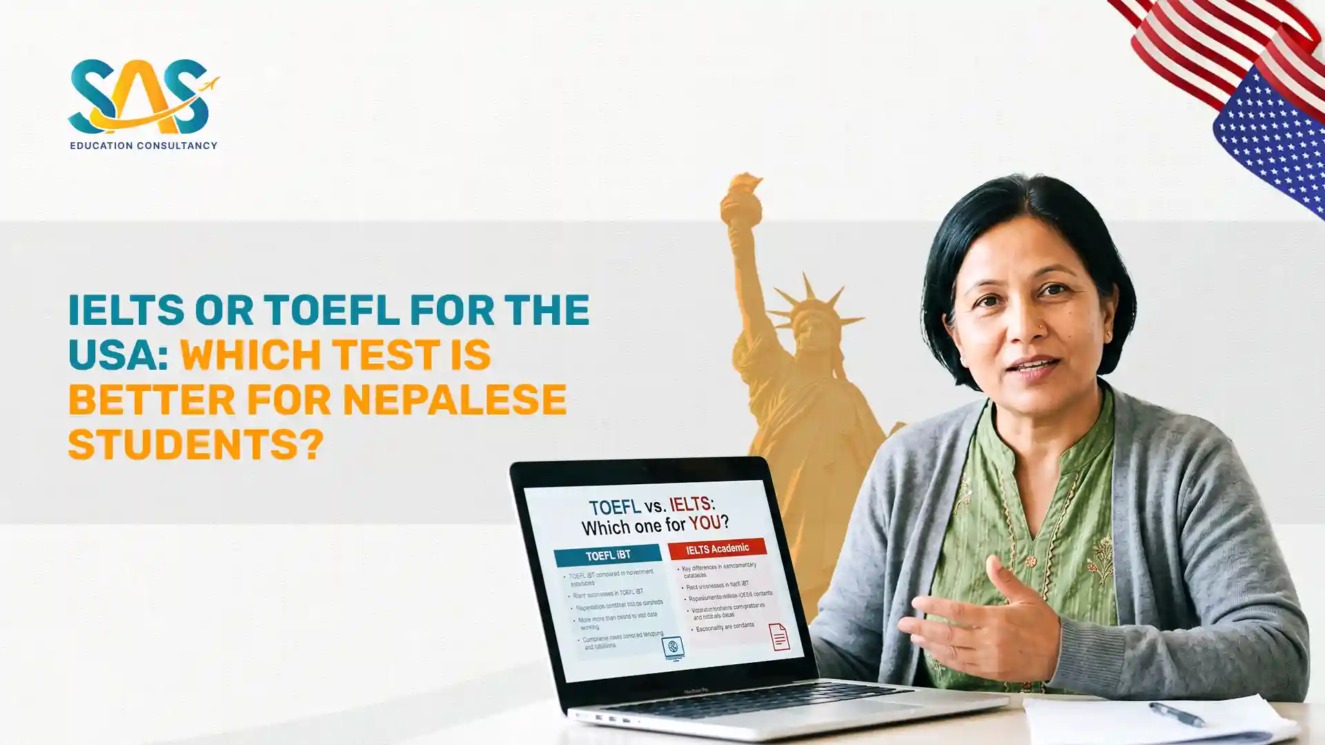 IELTS or TOEFL for the USA: Which Test is Better for Nepalese Students?