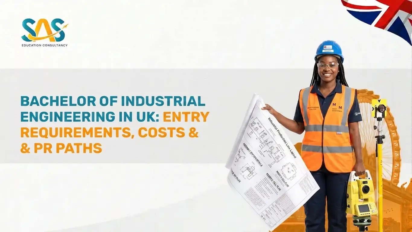 Bachelor of Industrial Engineering in UK: Entry Requirements, Costs & PR Paths