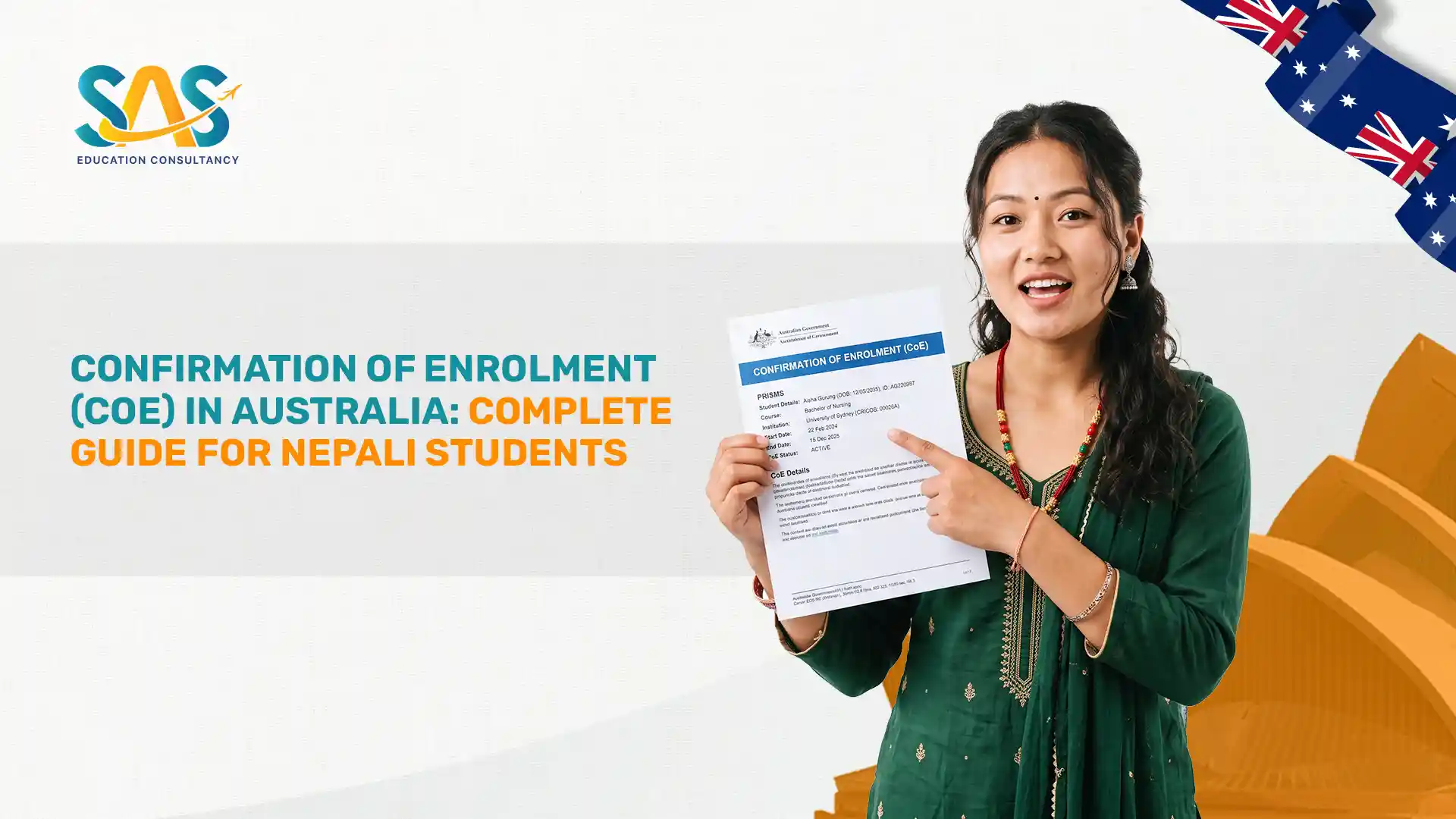 Confirmation of Enrolment (CoE) in Australia: Complete Guide for Nepali Students