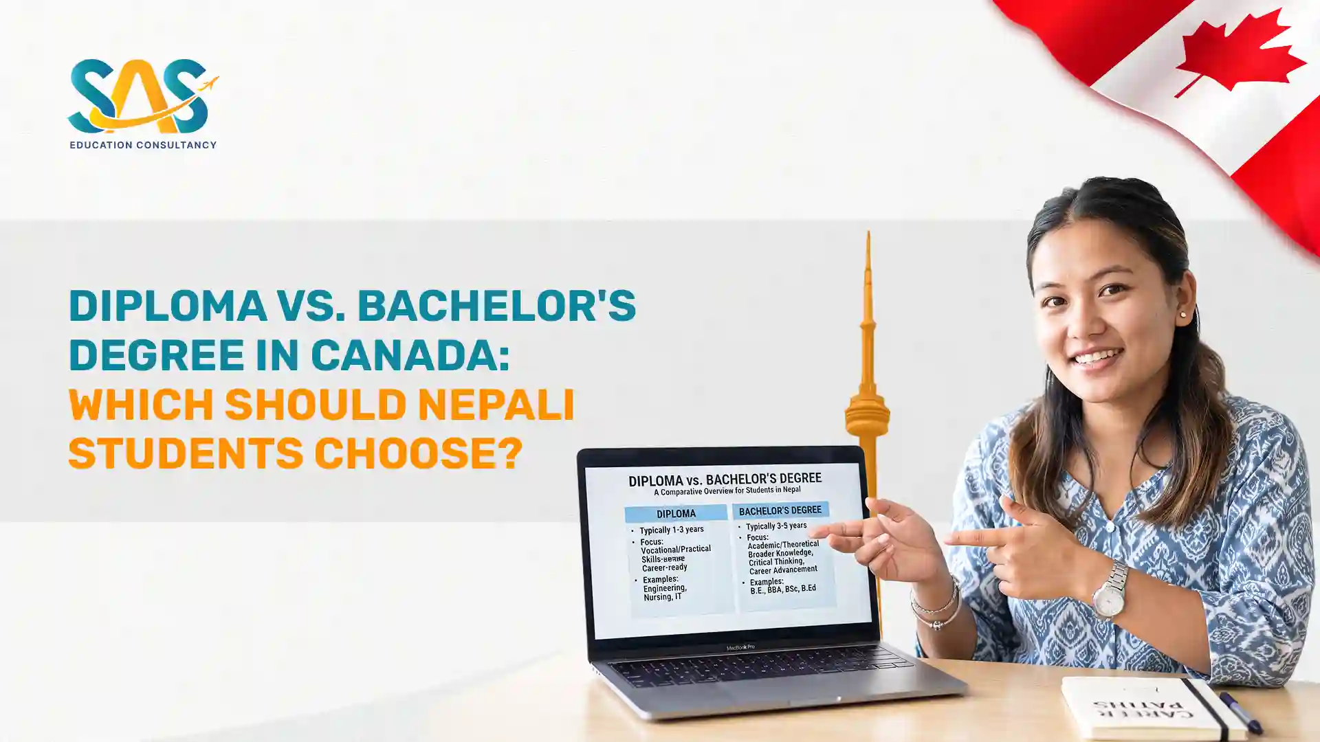 Diploma vs. Bachelor's Degree in Canada: Which Should Nepali Students Choose?