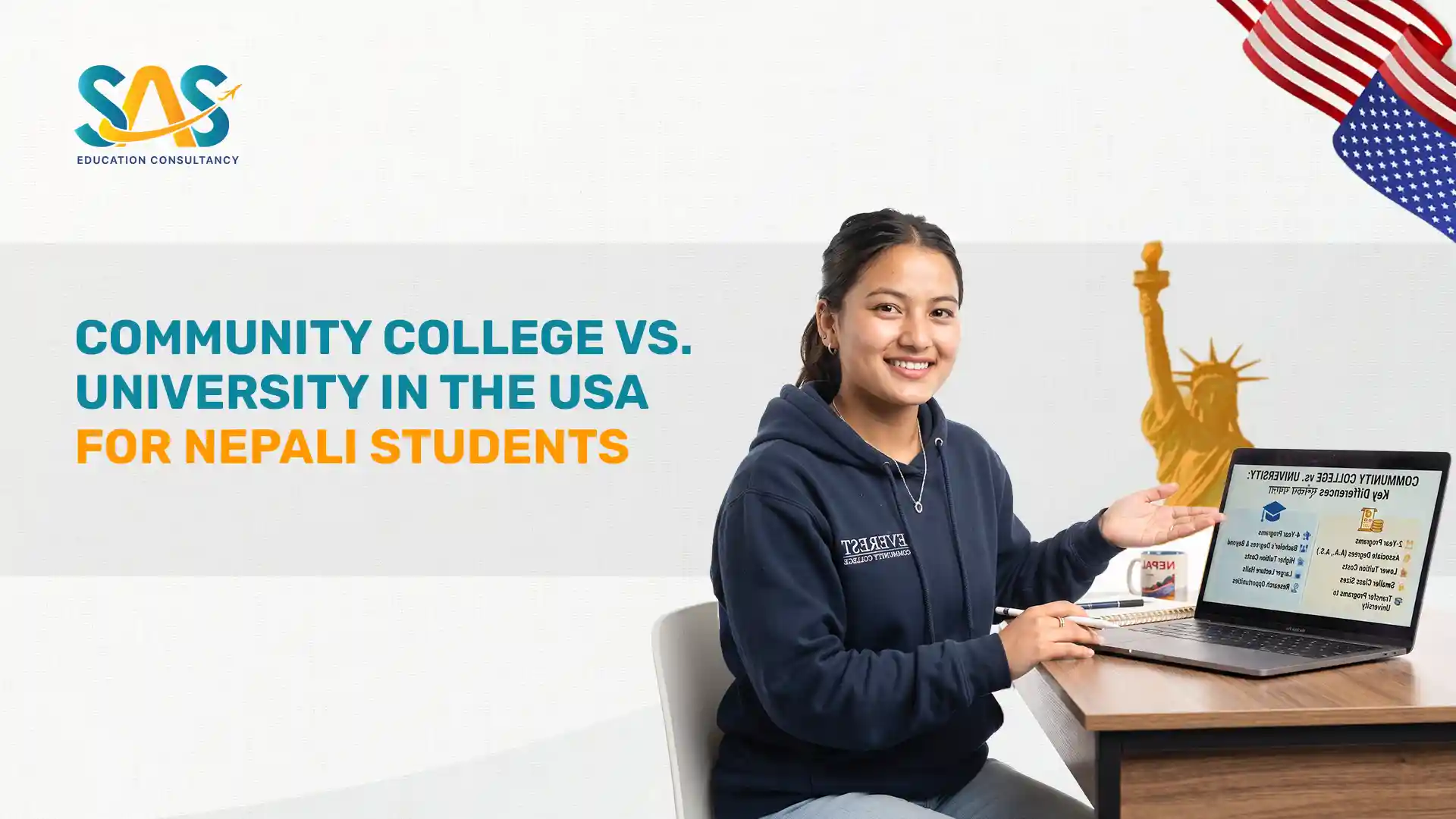 Community College vs. University in the USA for Nepali Students