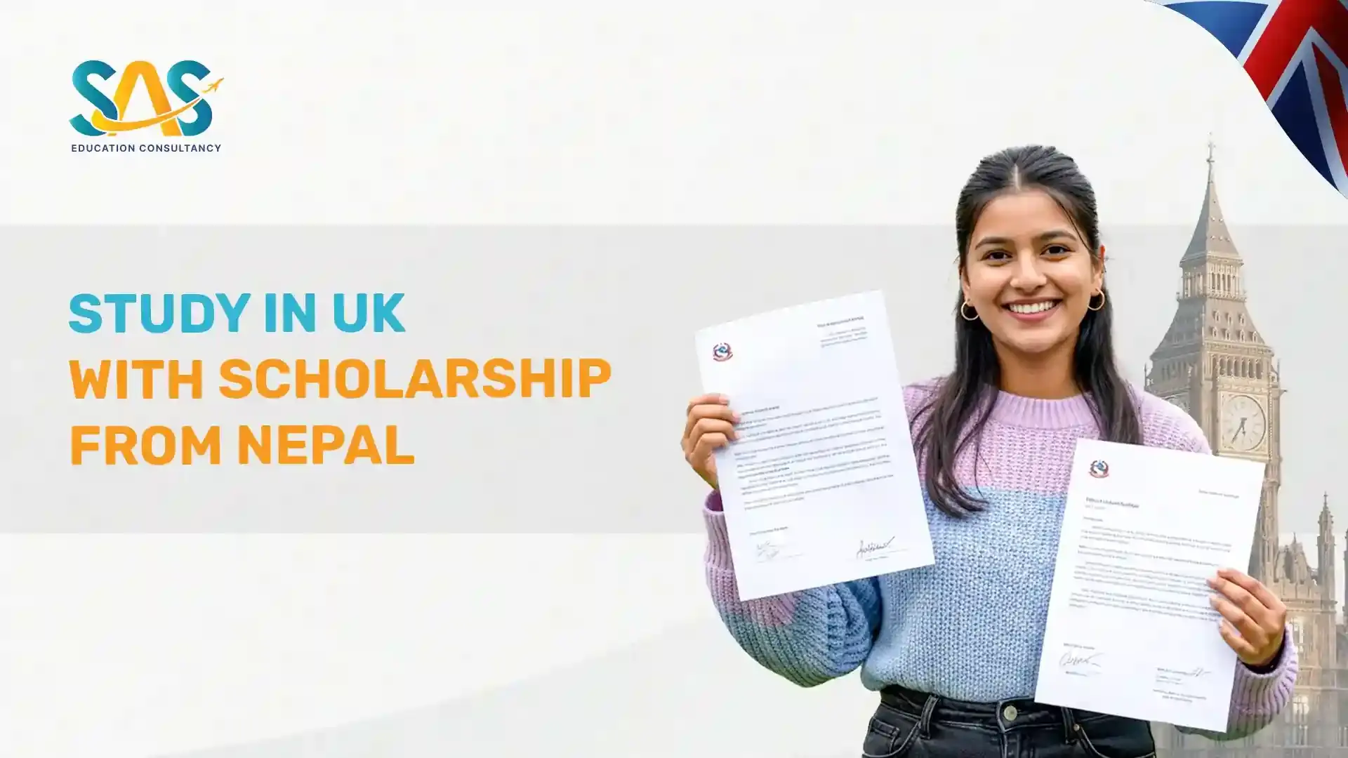Study in UK with Scholarship from Nepal