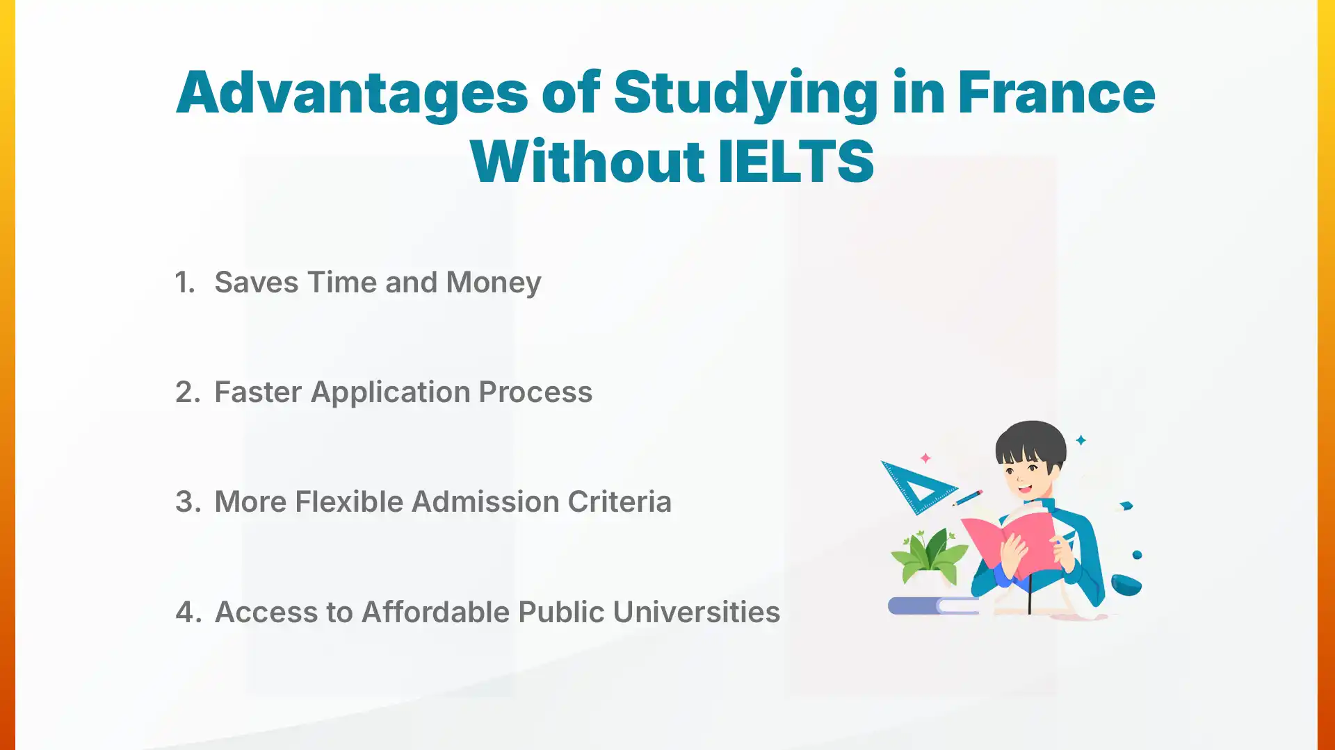 Advantages of Studying in France Without IELTS