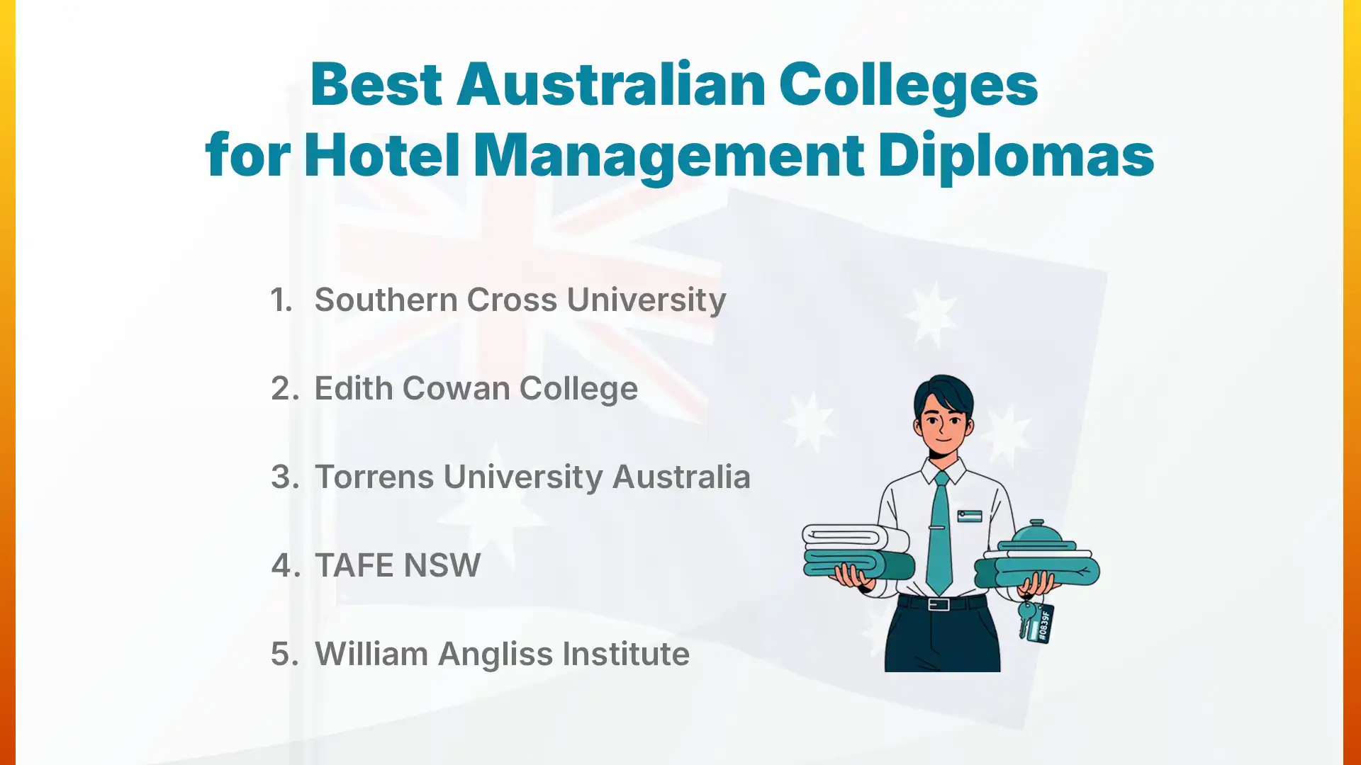 Best Australian Colleges for Hotel Management Diplomas