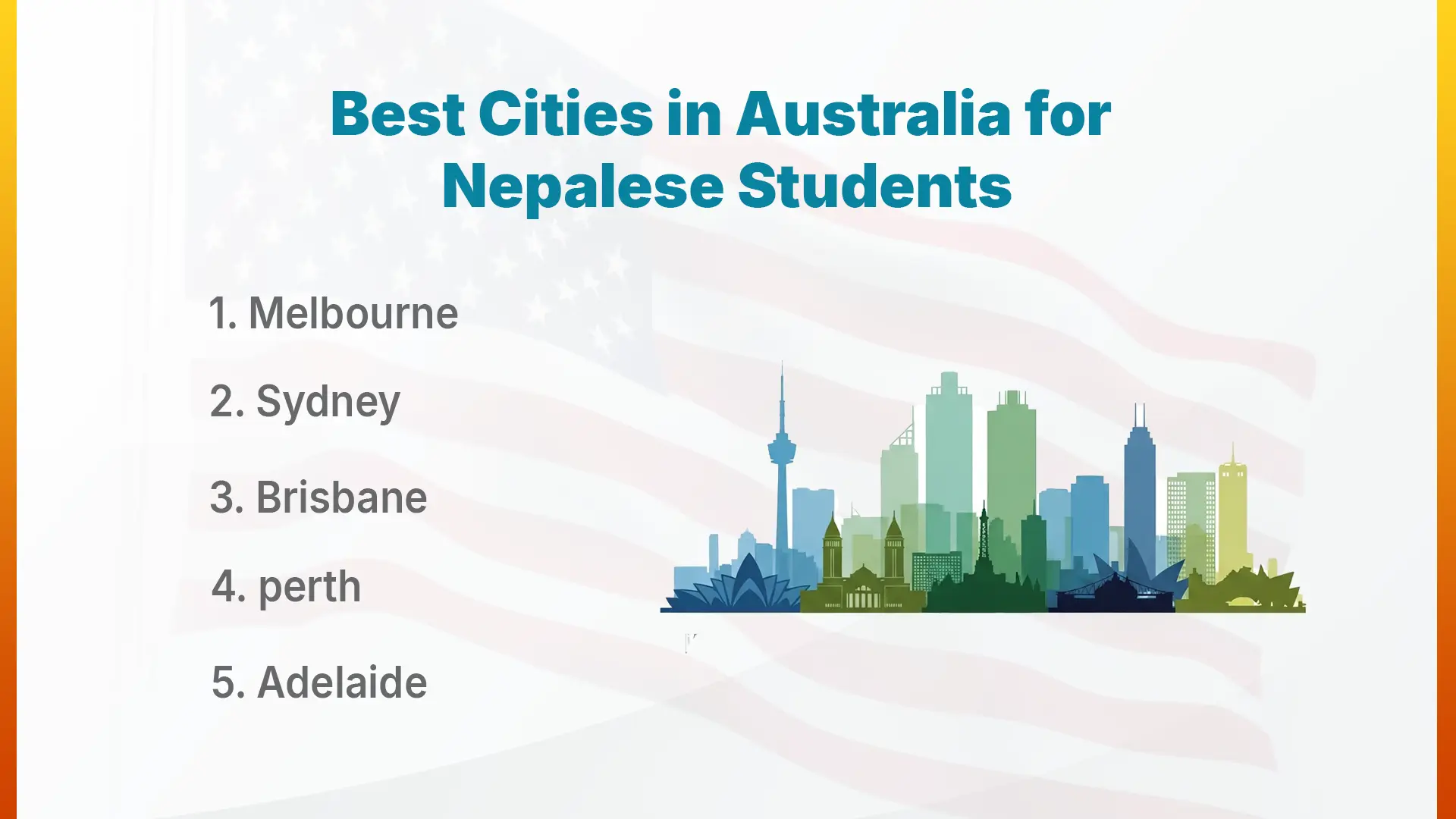 Best Cities in Australia for Nepalese Students