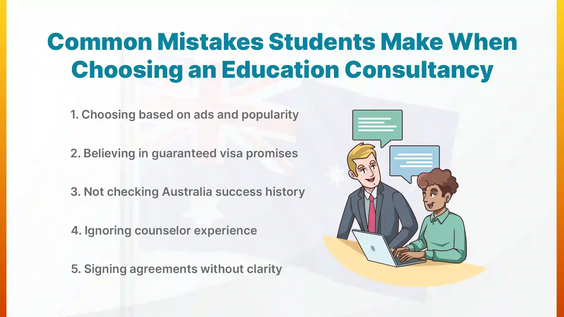 Common Mistakes Students Make When Choosing an Education Consultancy