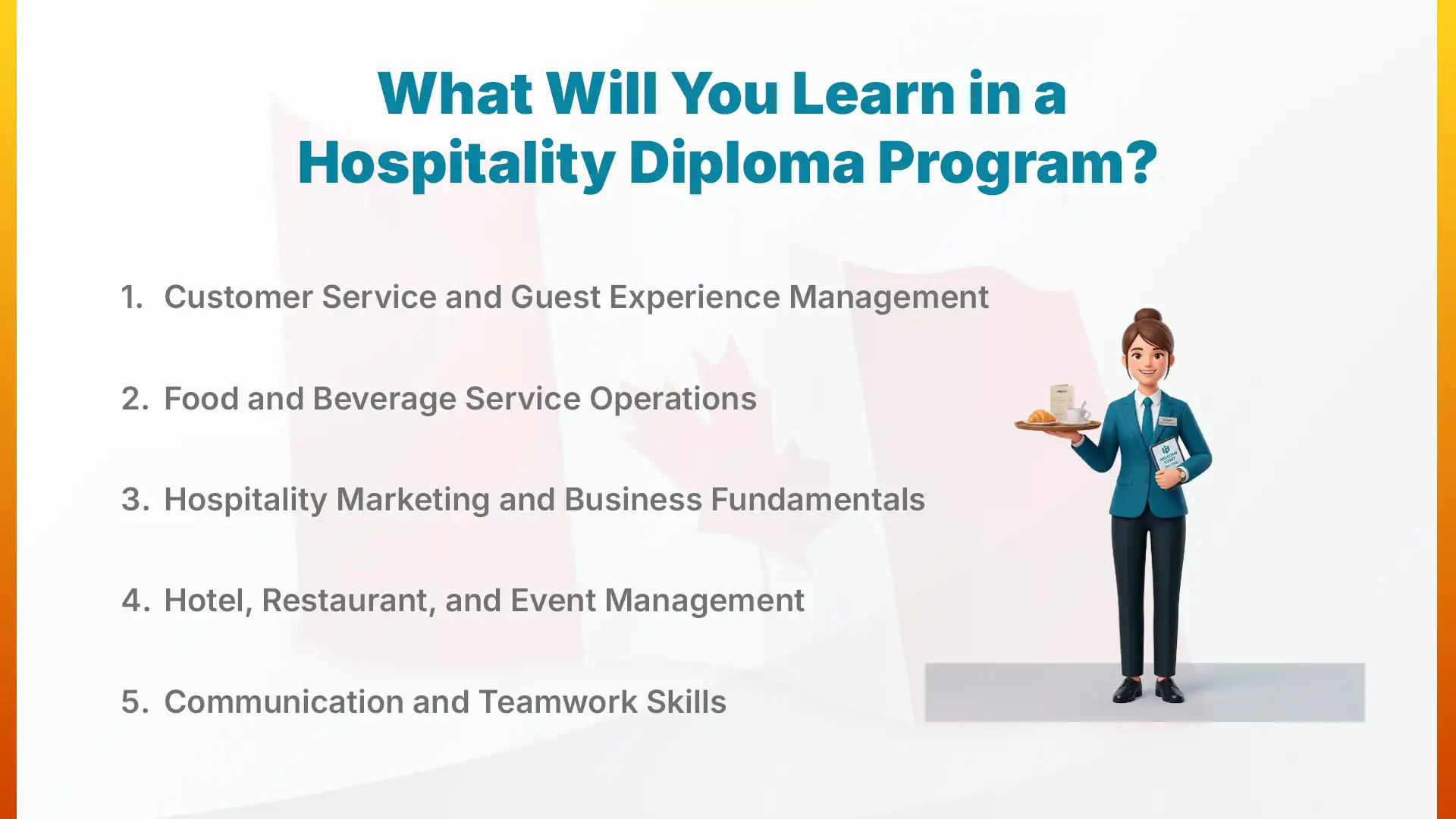 What Will You Learn in a Hospitality Diploma Program