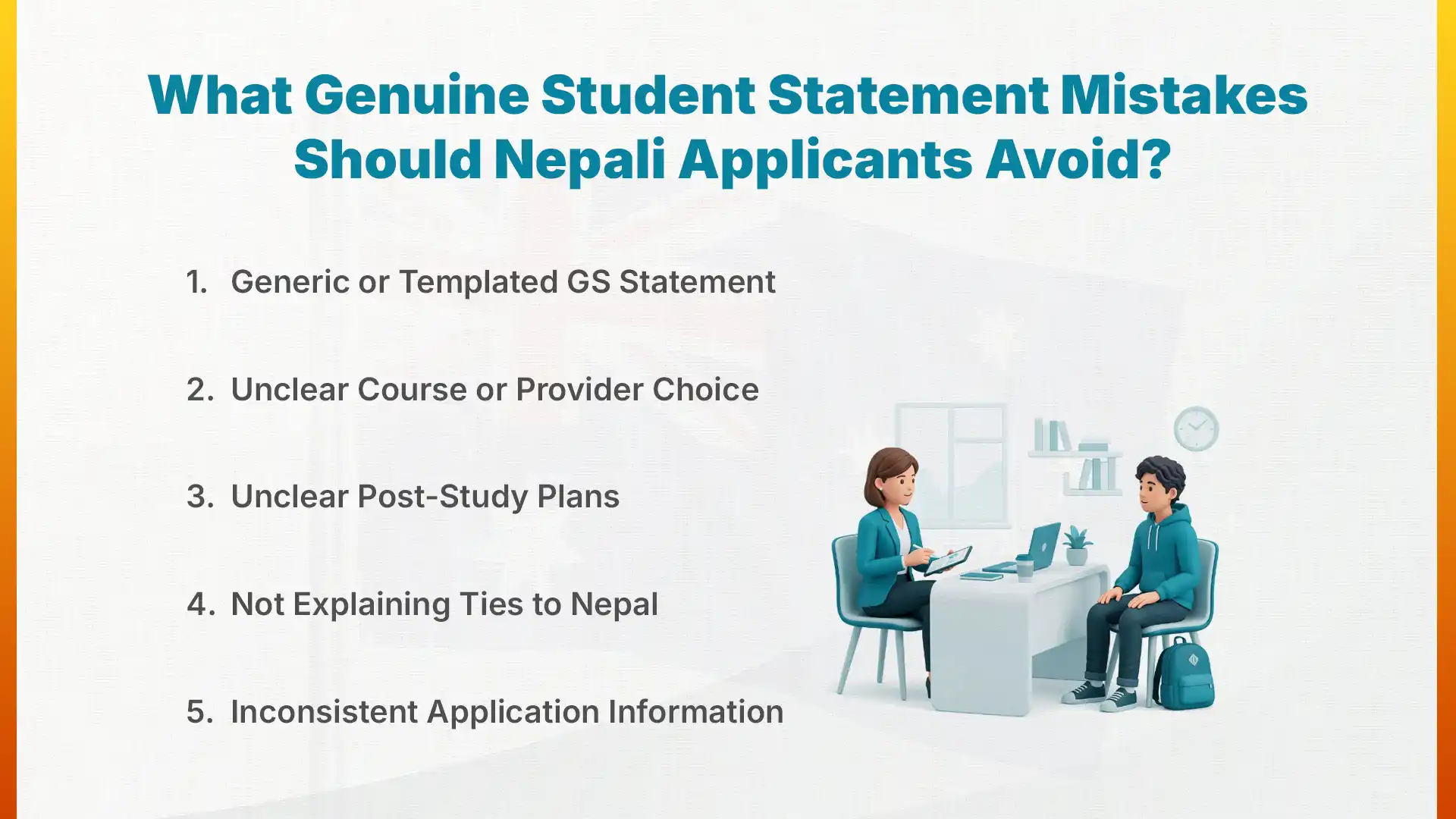 What Genuine Student Statement Mistakes Should Nepali Applicants Avoid