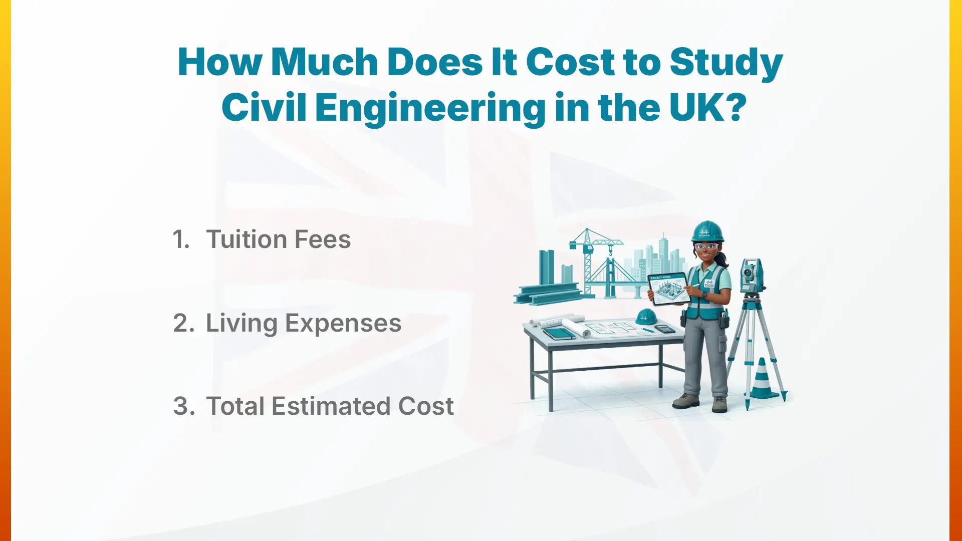 How Much Does It Cost to Study Civil Engineering in the UK