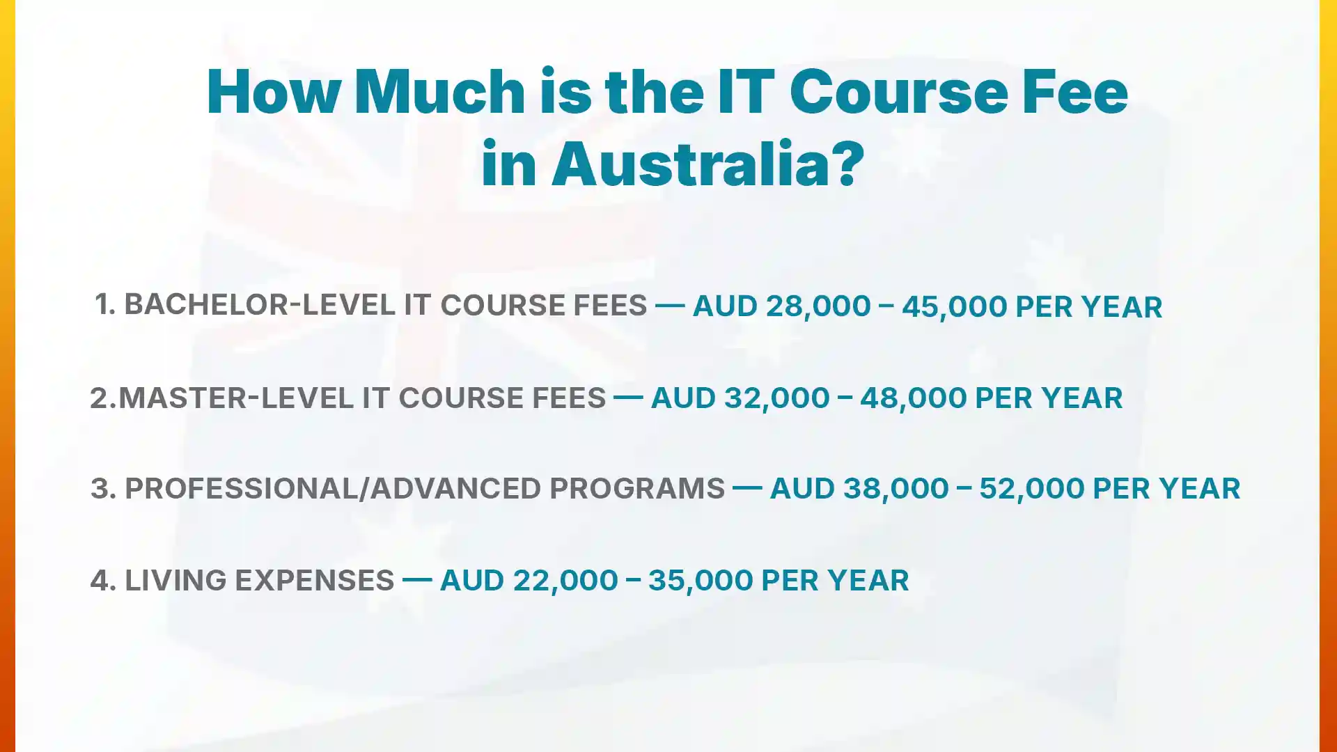How Much is the IT Course Fee in Australia?