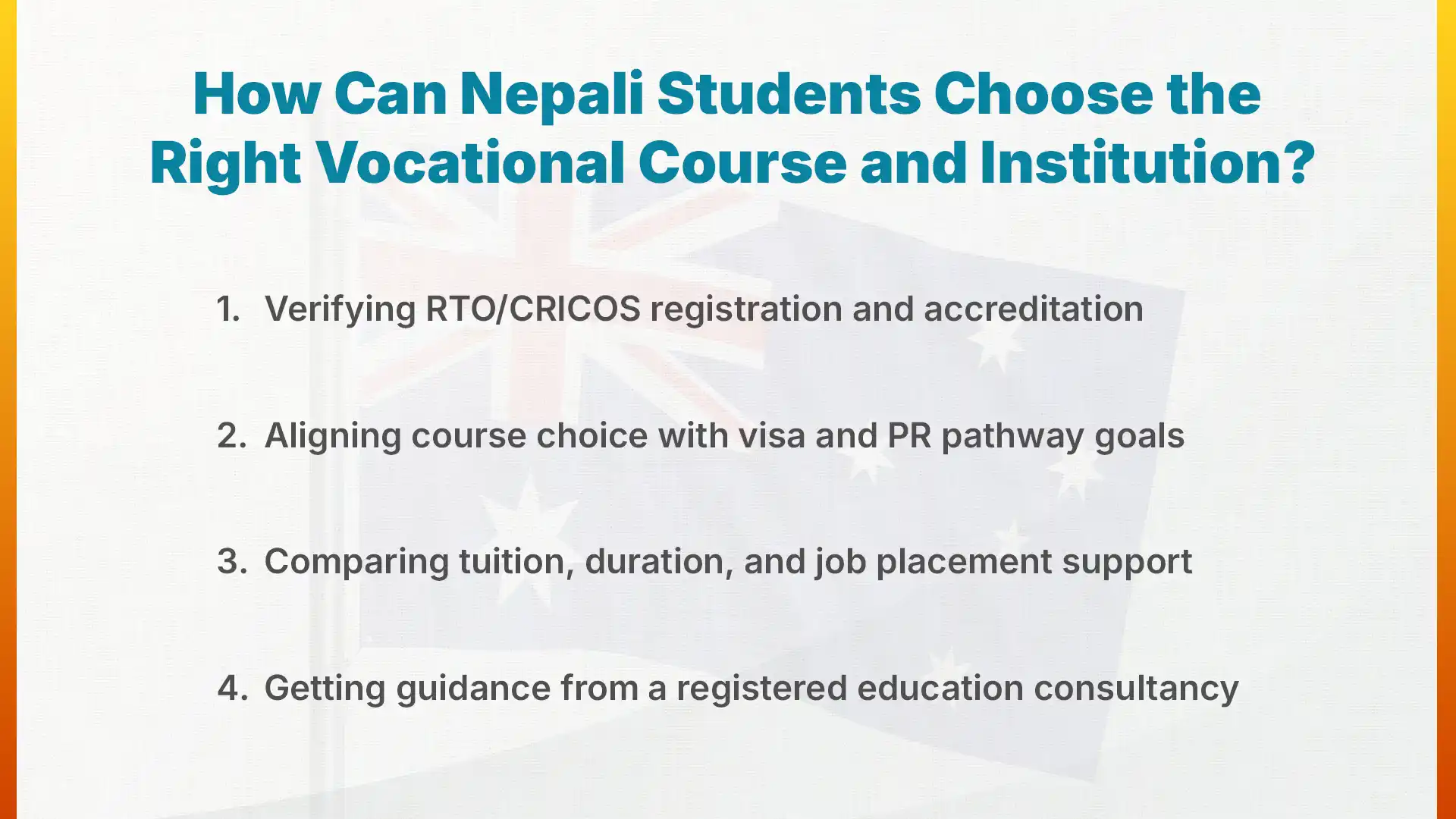 How Can Nepali Students Choose the Right Vocational Course and Institution