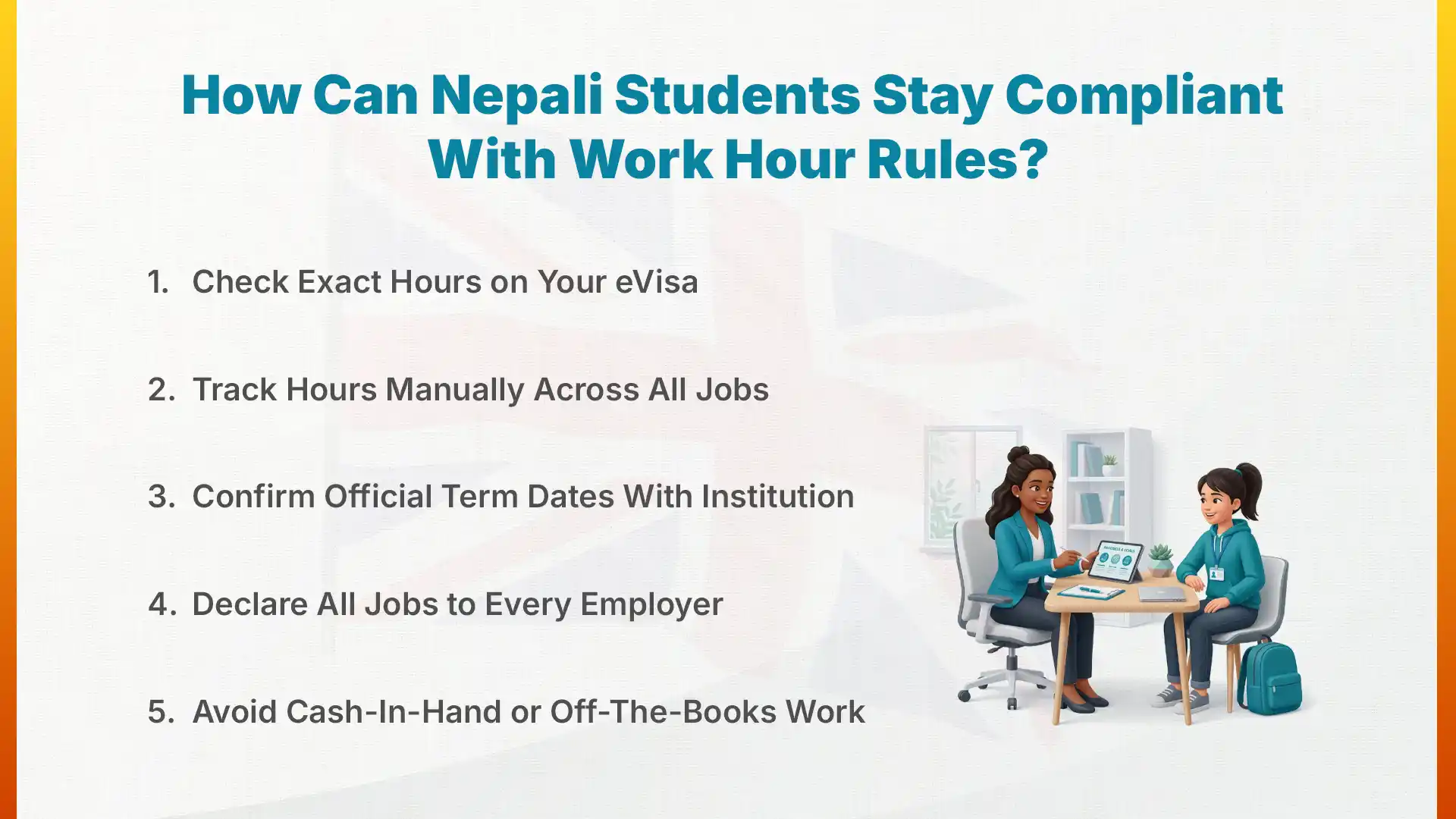 How Can Nepali Students Stay Compliant With Work Hour Rules