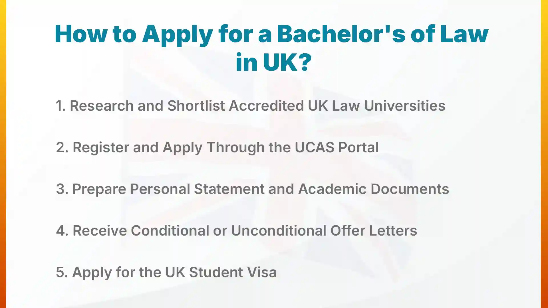 how to apply for bachelors of law in uk