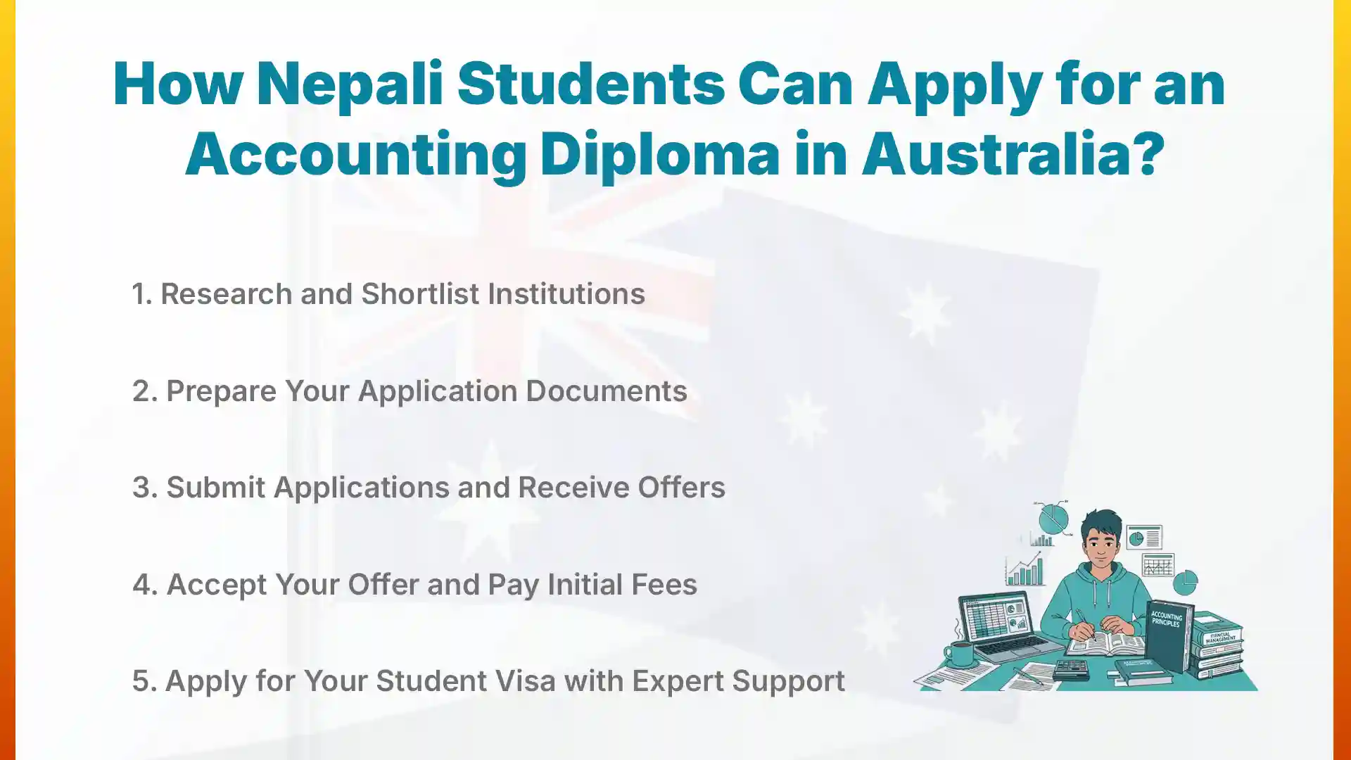 How Nepali Students Can Apply for an Accounting Diploma in Australia