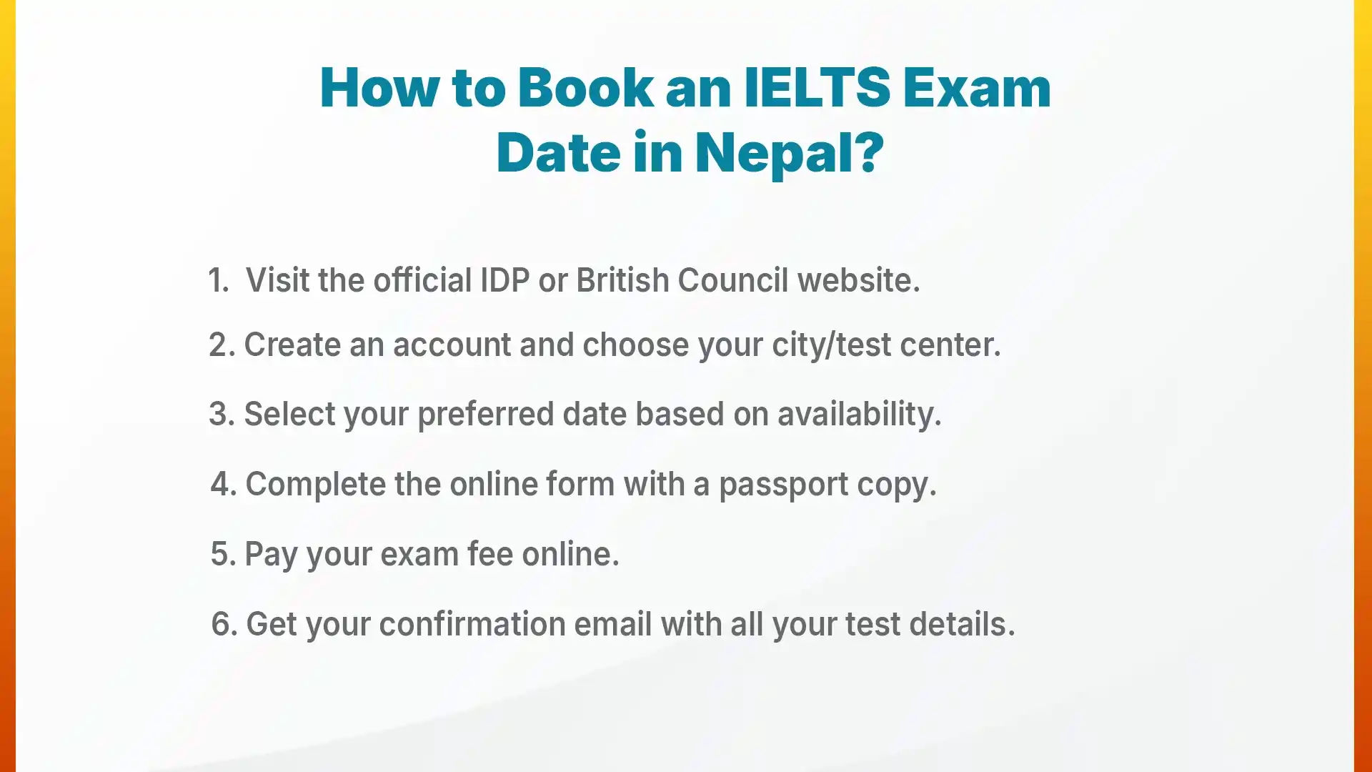 How to Book an IELTS Exam Date in Nepal?