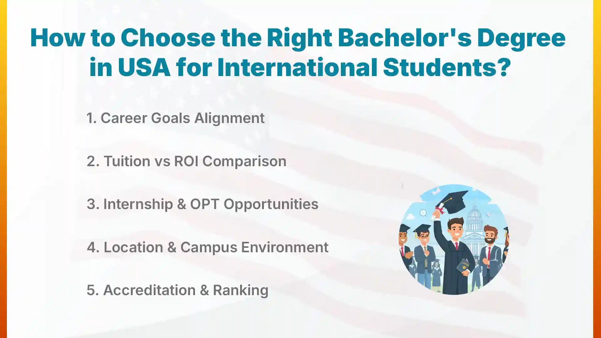 how to choose the right bachelors degree in usa