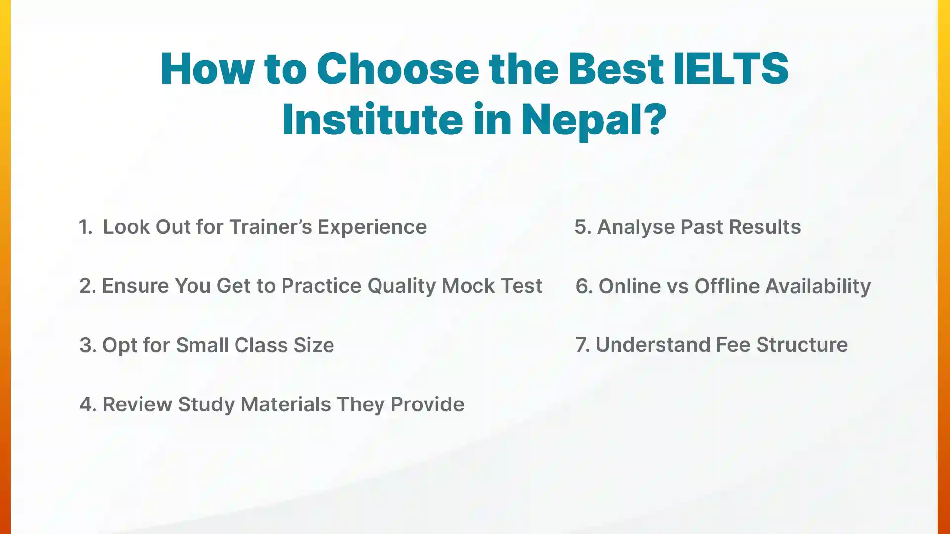 How to Choose the Best IELTS Institute in Nepal