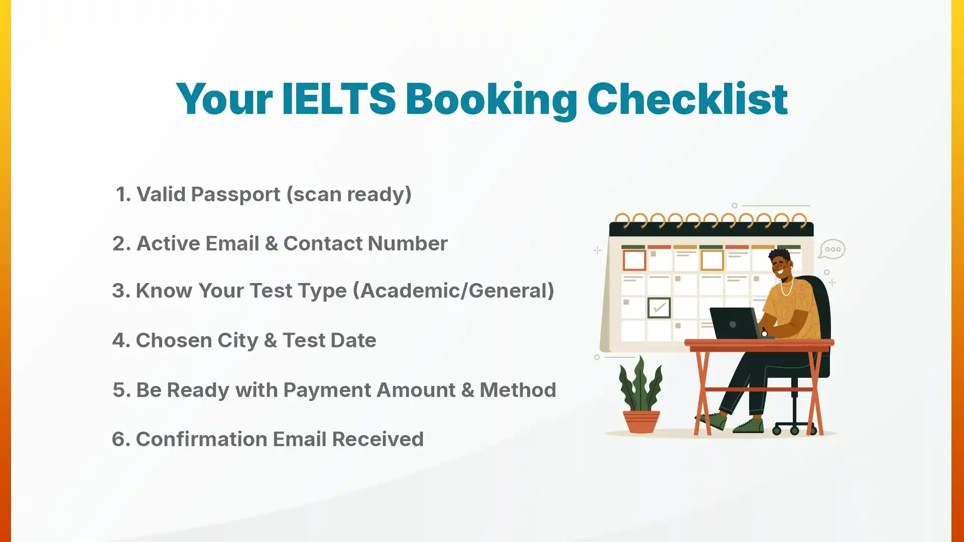 Requirements for IELTS Test Booking