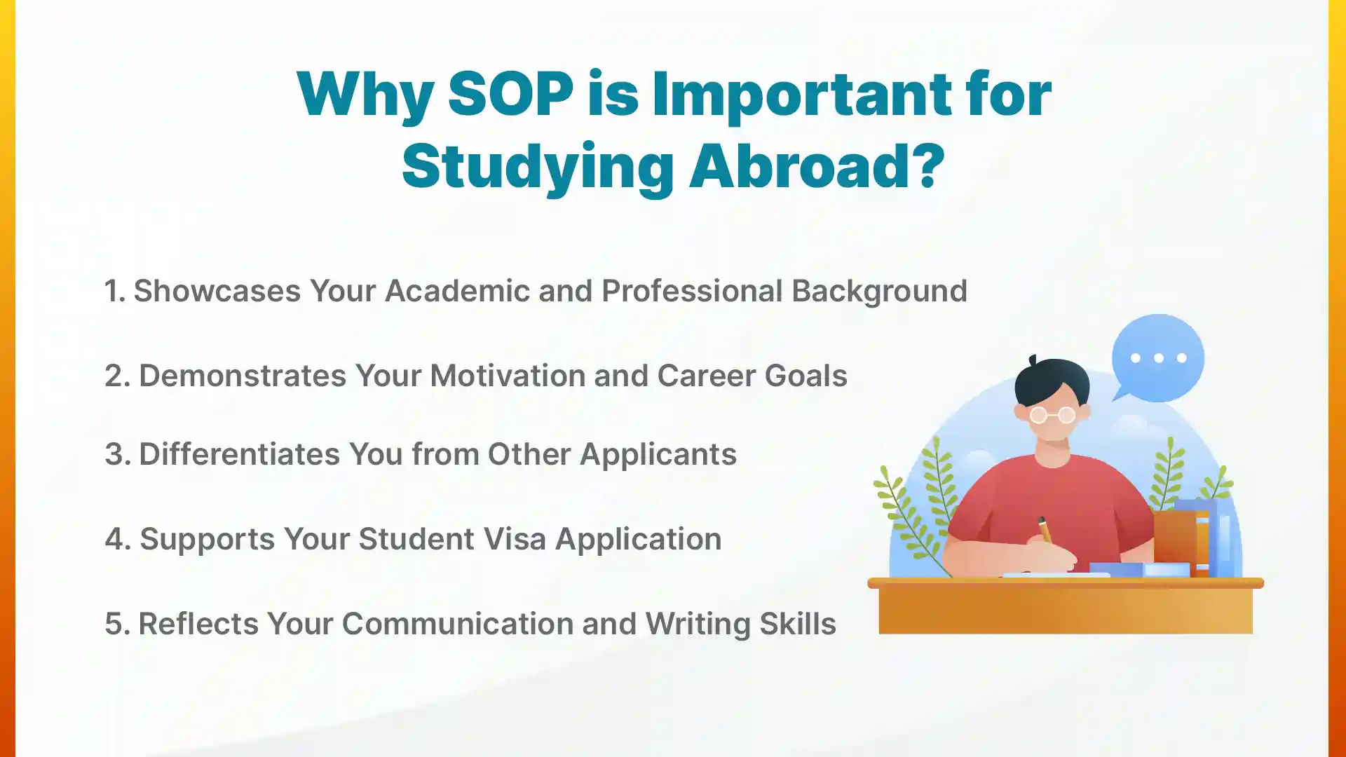 Why SOP is Important for Studying Abroad