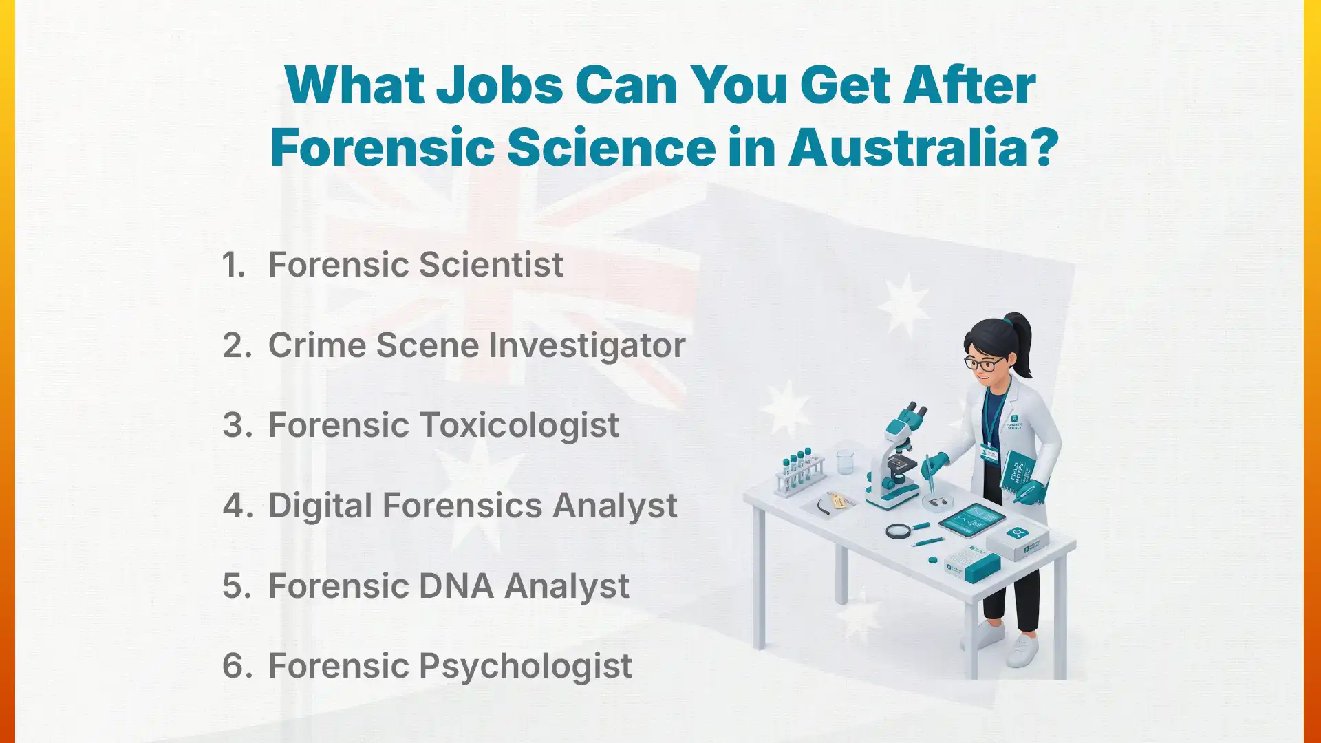 What Jobs Can You Get After Forensic Science in Australia