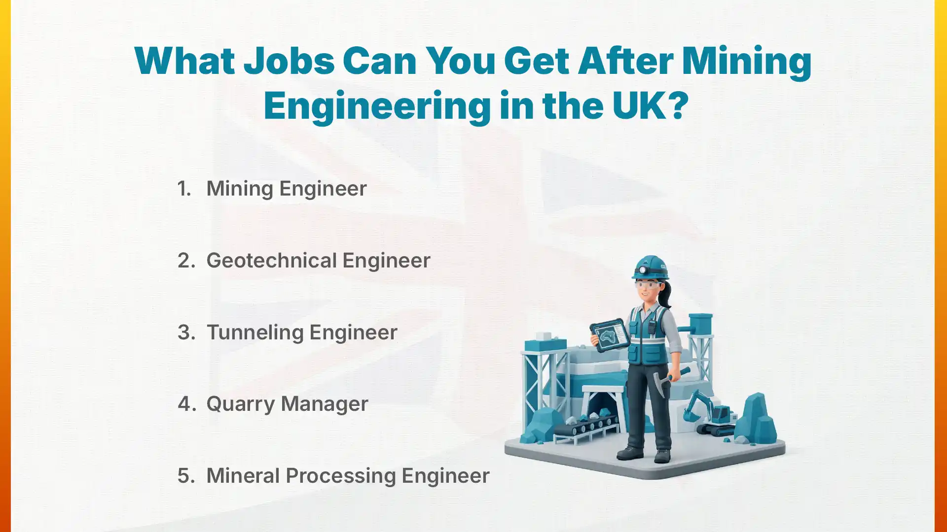What Jobs Can You Get After Mining Engineering in the UK