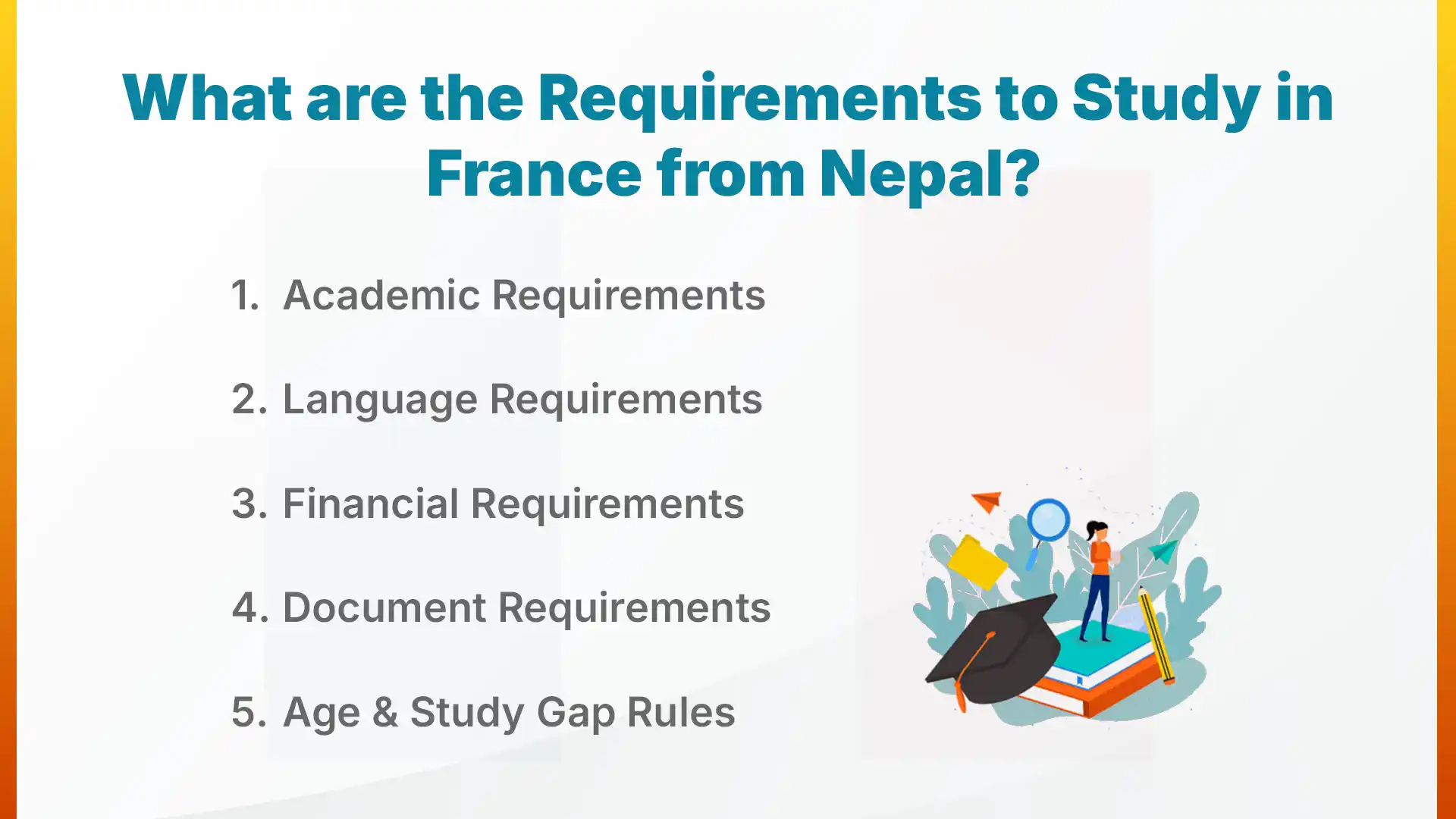 What are the Requirements to Study in France from Nepal