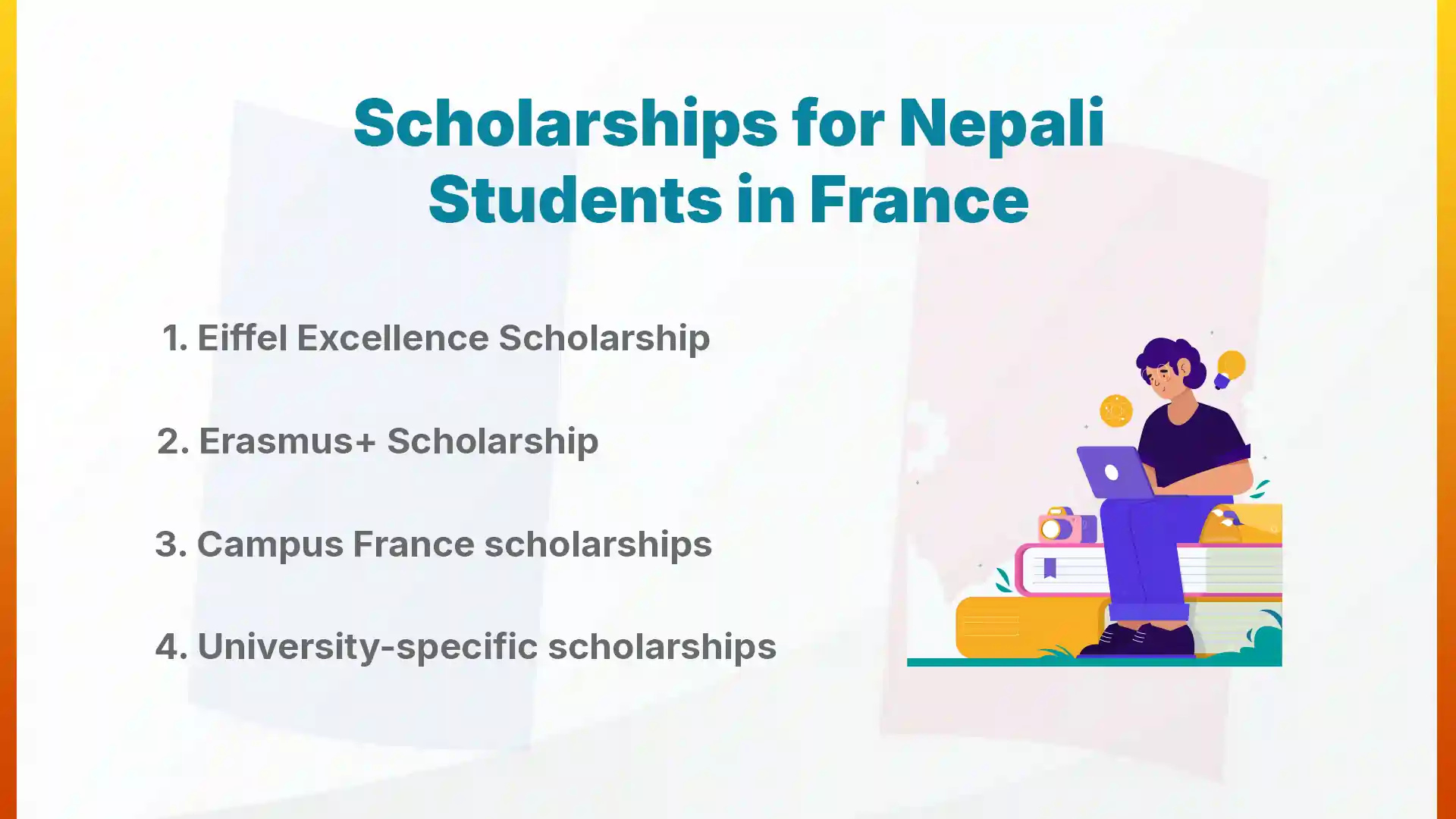 Scholarships for Nepali Students in France