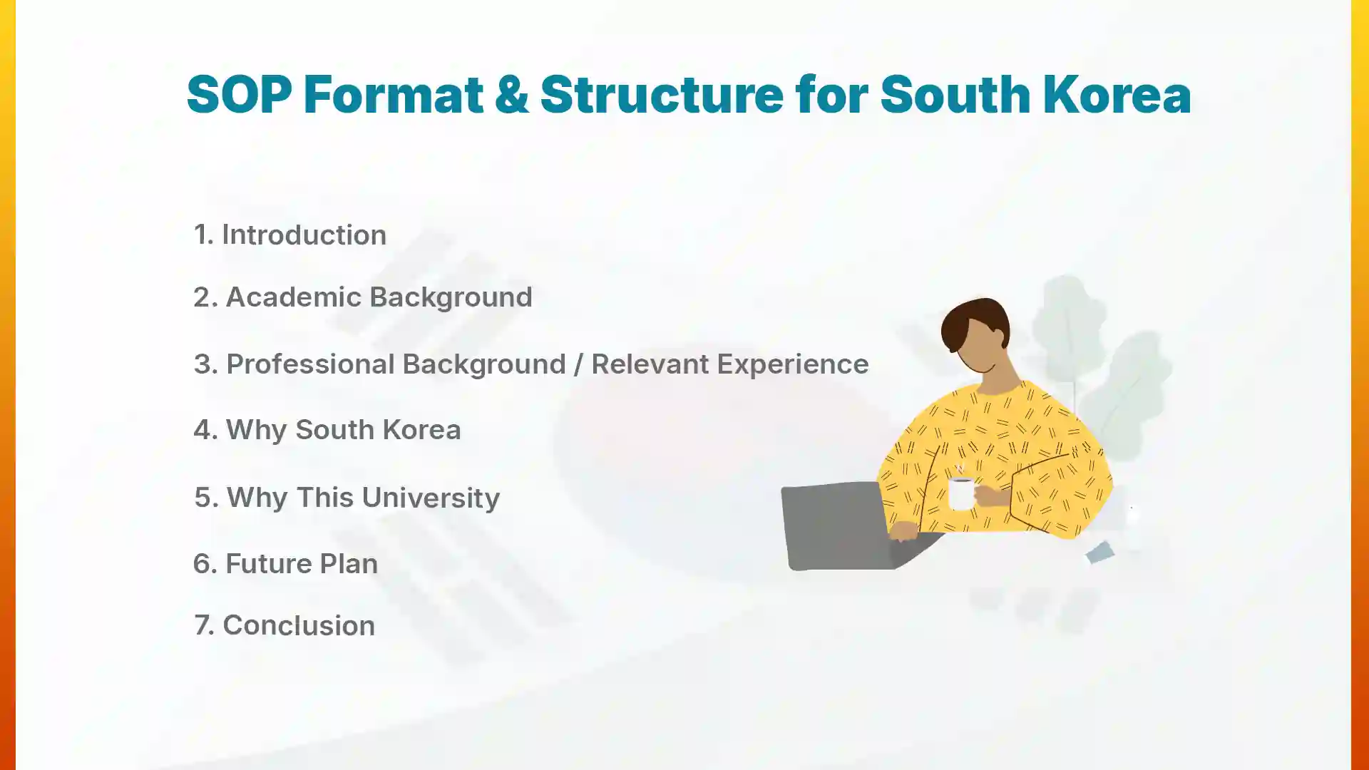 SOP Format & Structure for South Korea