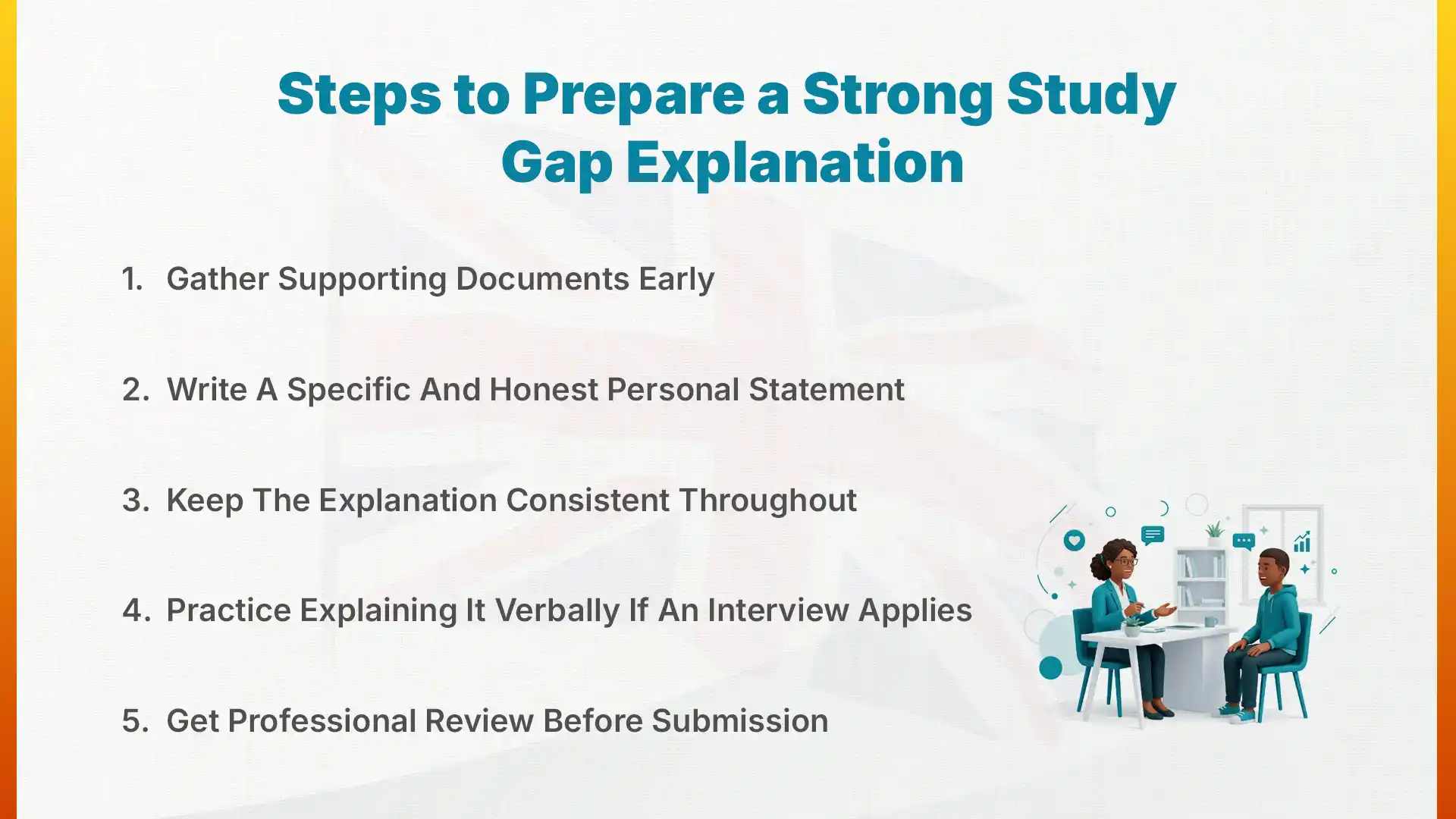 Steps to Prepare a Strong Study Gap Explanation