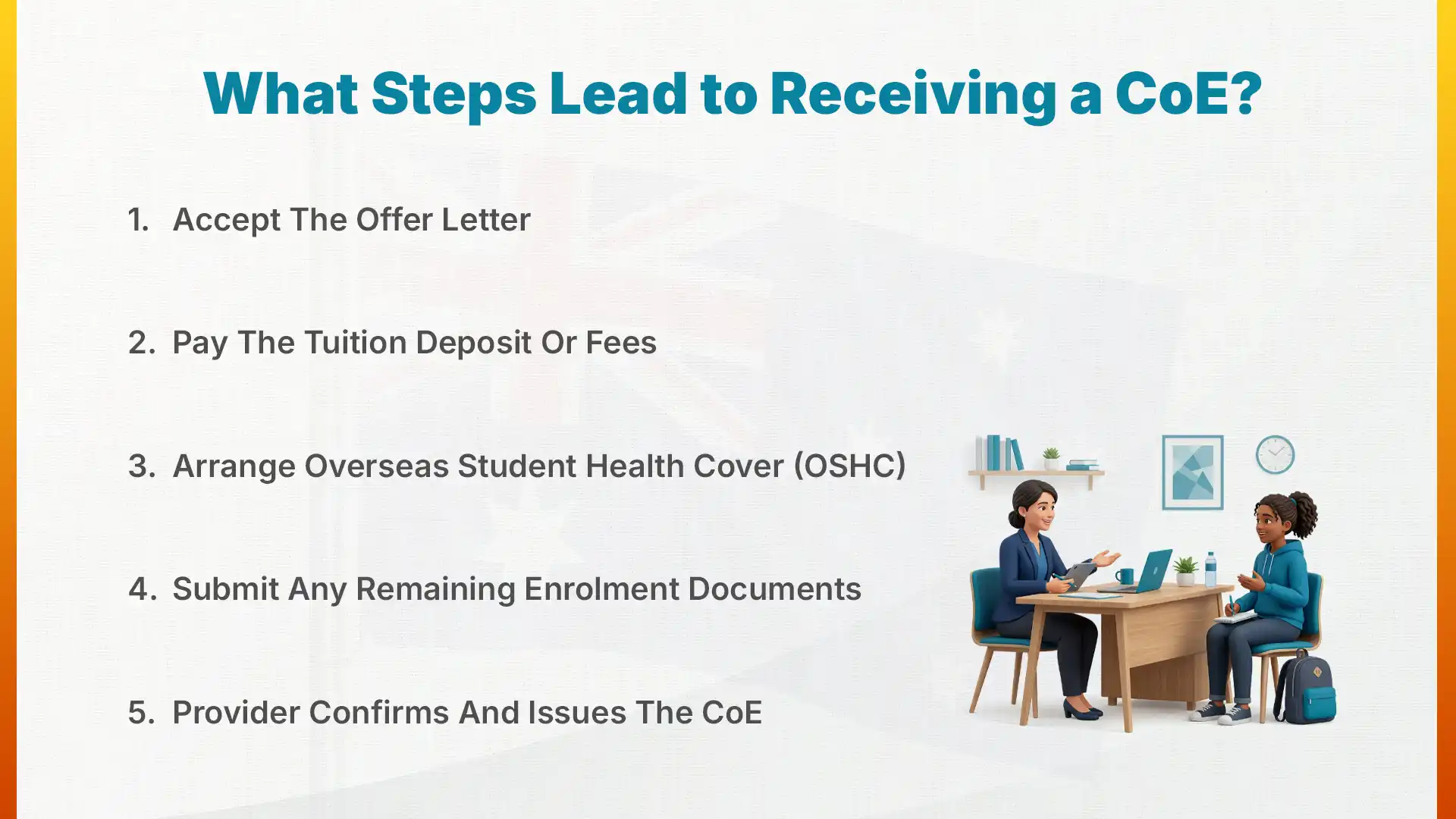 What Steps Lead to Receiving a CoE