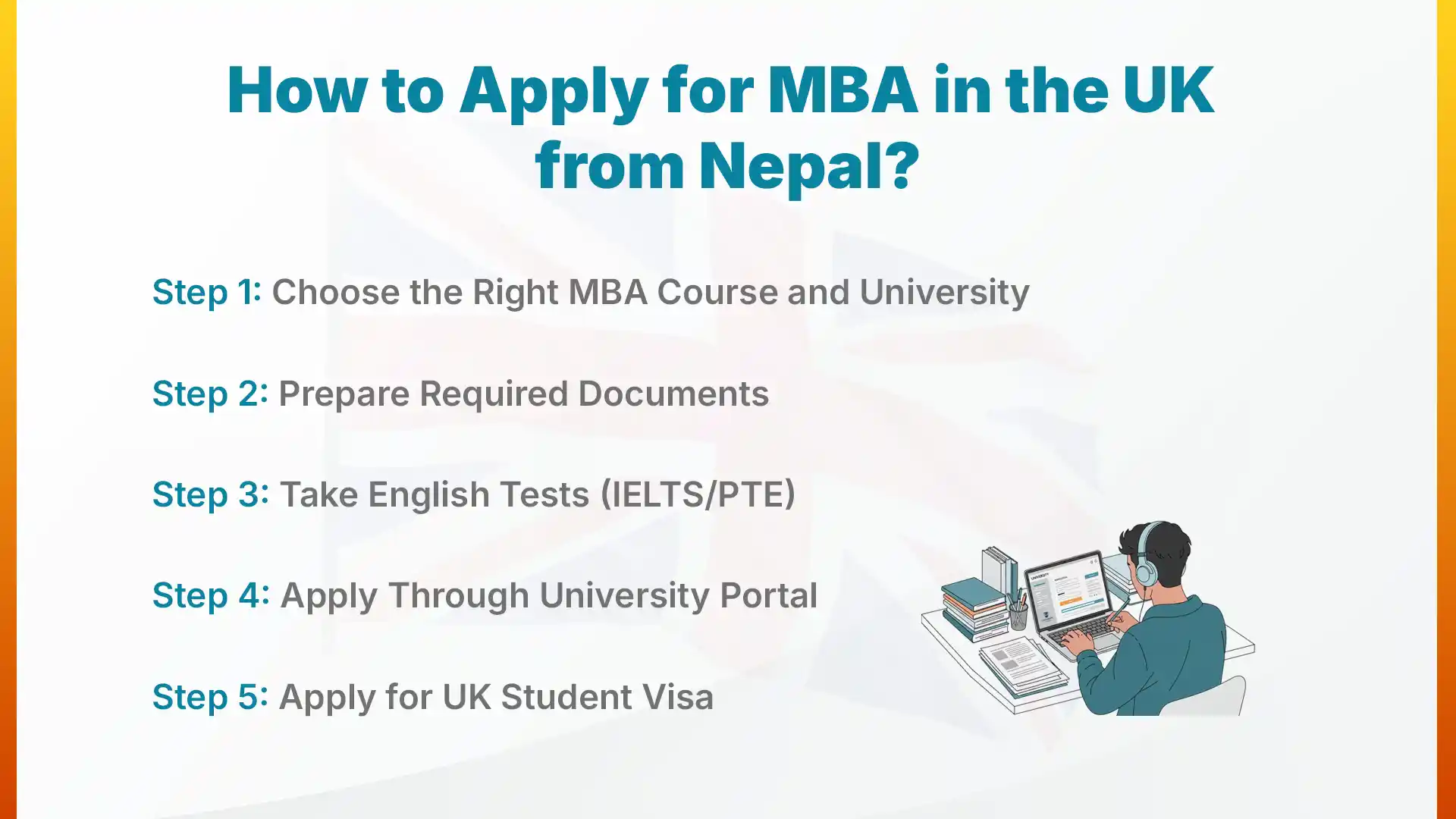 How to Apply for MBA in the UK from Nepal