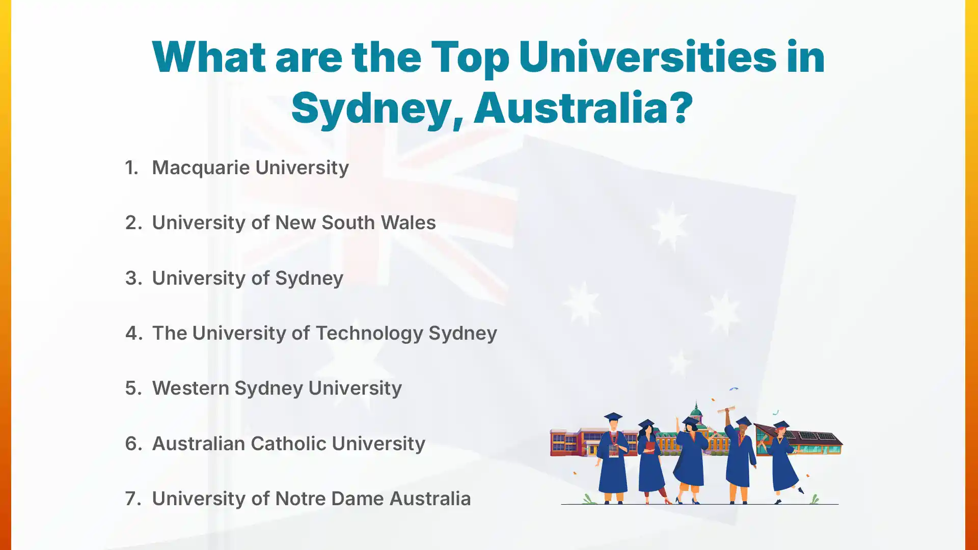 What are the Top Universities in Sydney, Australia