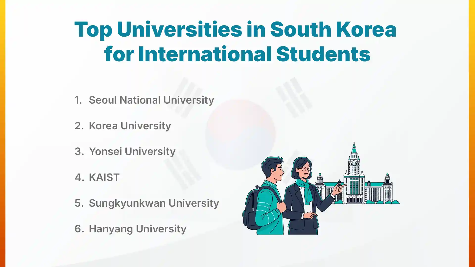 Top Universities in South Korea for International Students