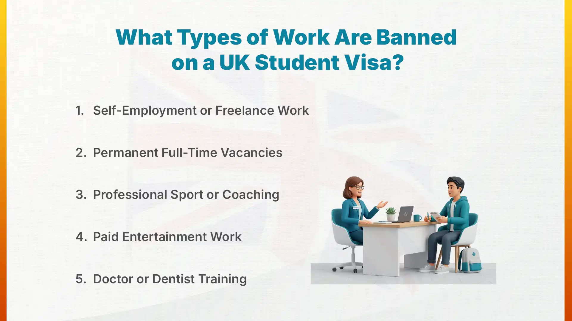 What Types of Work Are Banned on a UK Student Visa