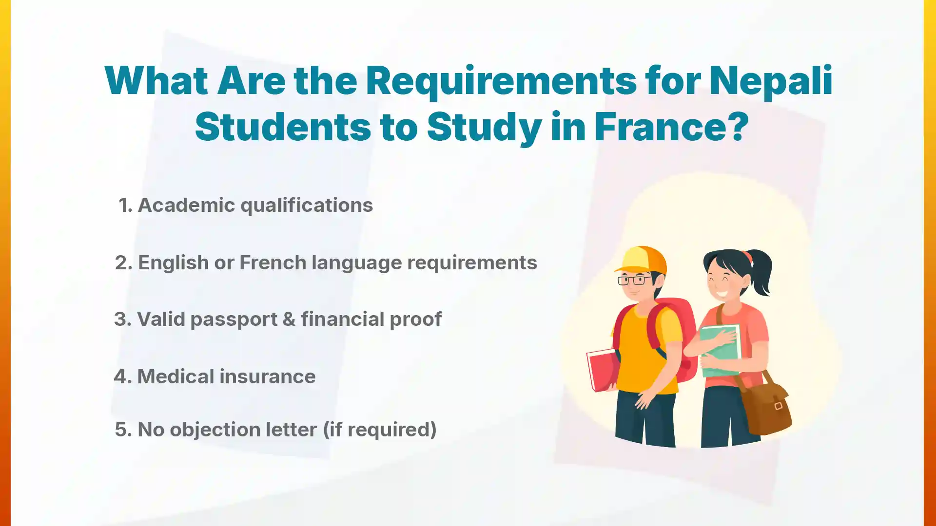 What Are the Requirements for Nepali Students to Study in France?