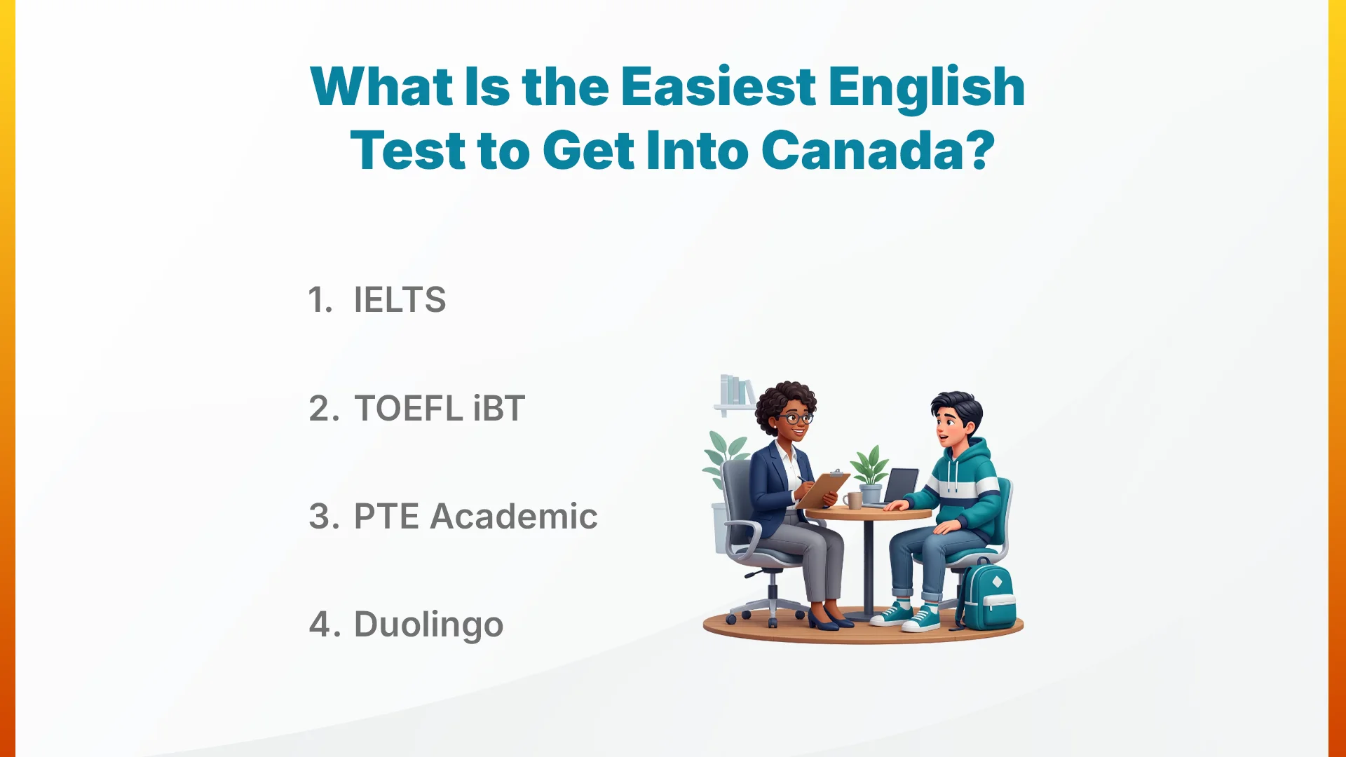 What Is the Easiest English Test to Get Into Canada