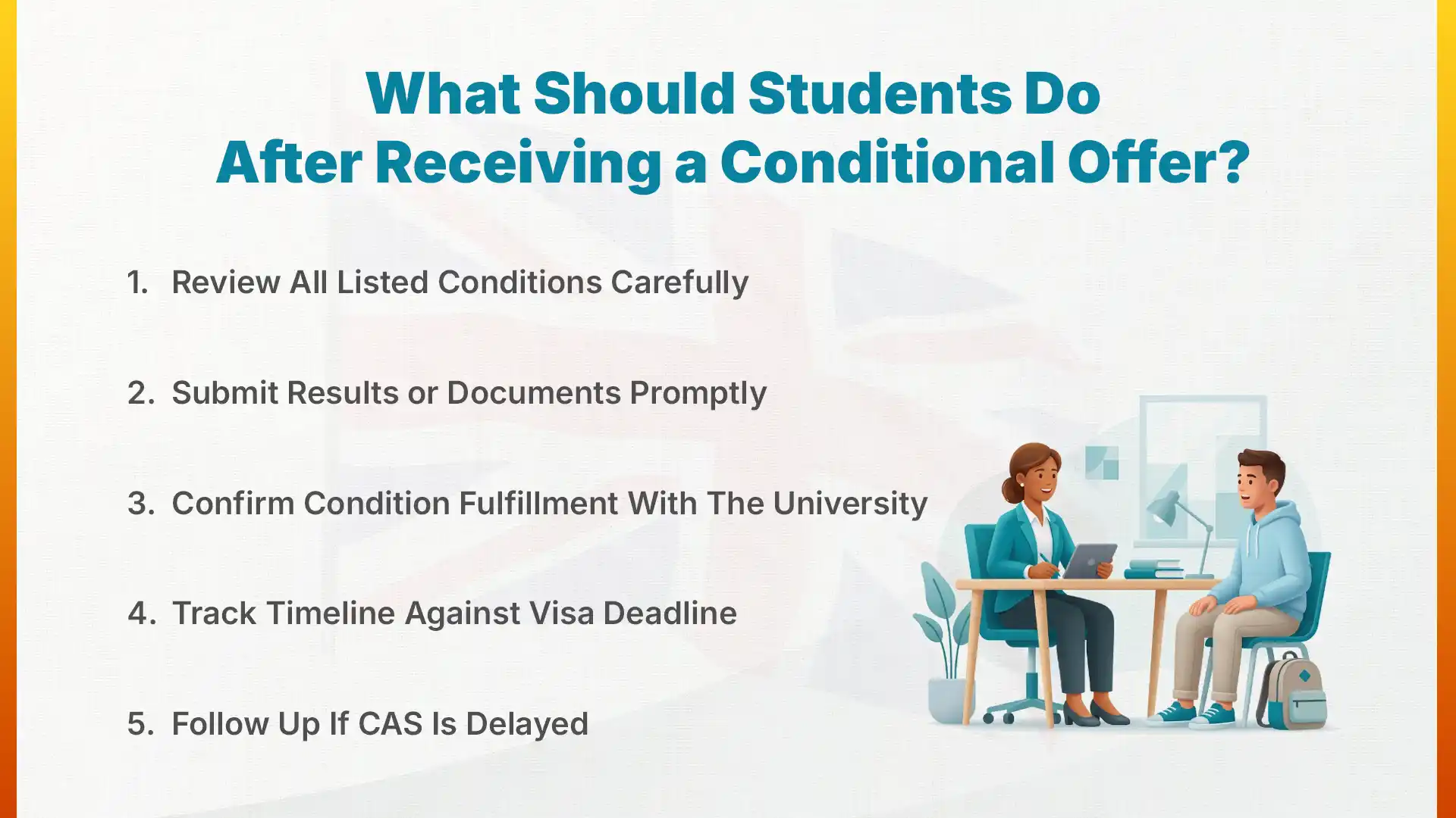 What Should Students Do After Receiving a Conditional Offer