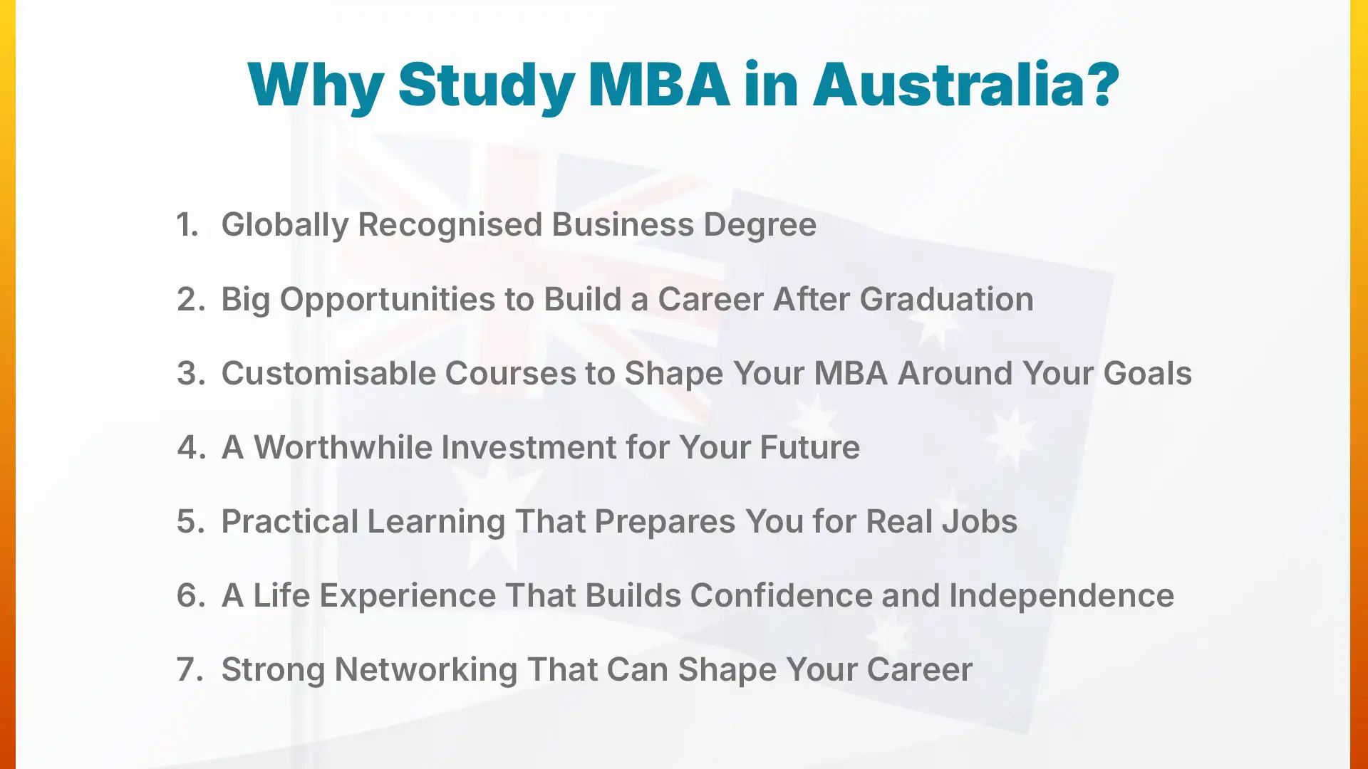 Why Choose Australian Universities for MBA