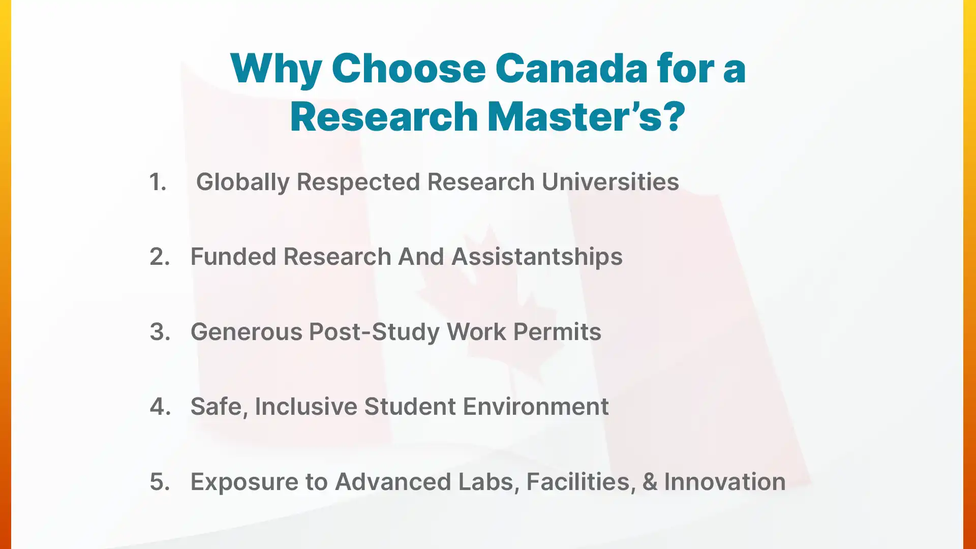 Why Choose Canada for a Research Masters