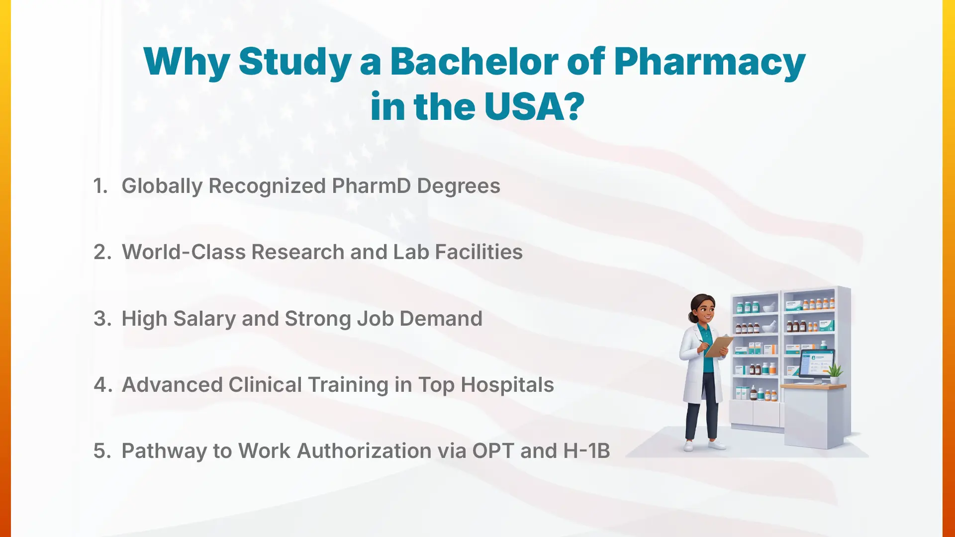Why Study a Bachelor of Pharmacy in the USA