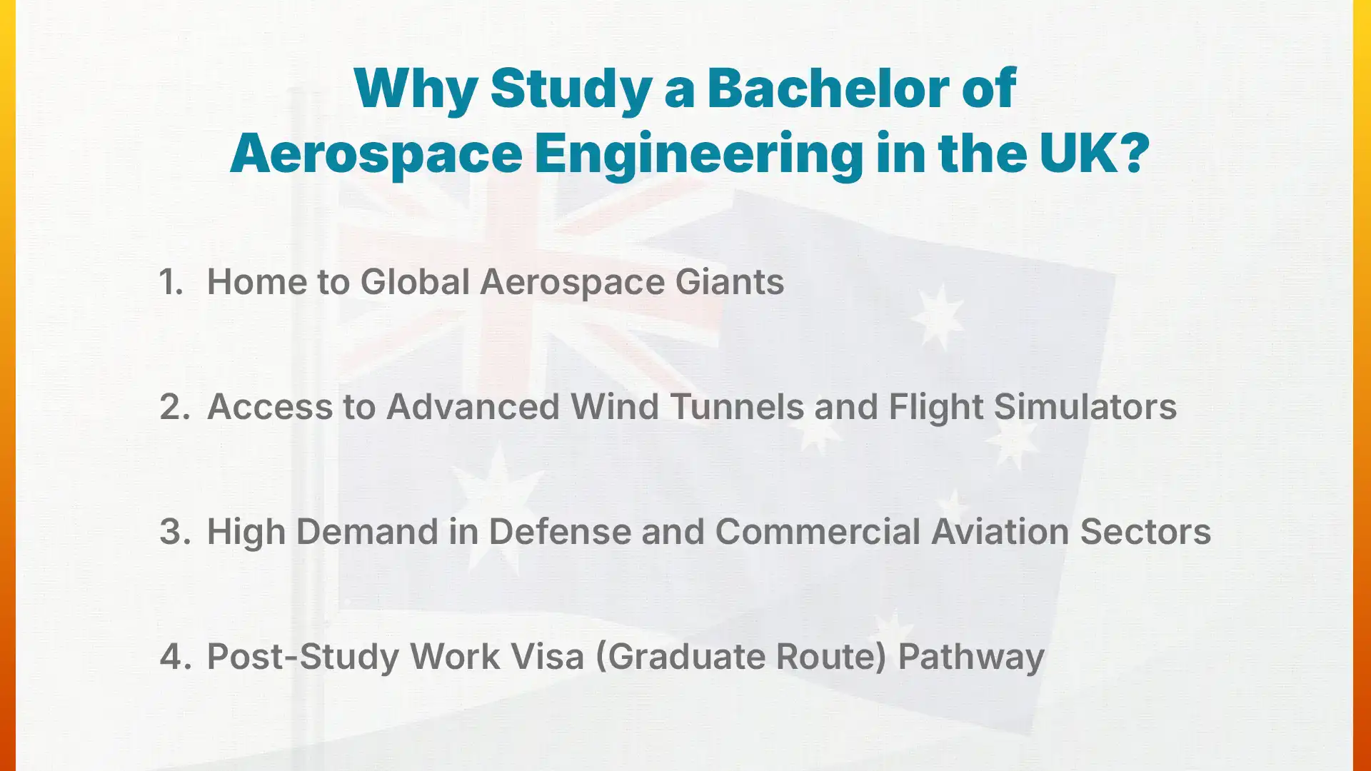 Why Study a Bachelor of Aerospace Engineering in the UK