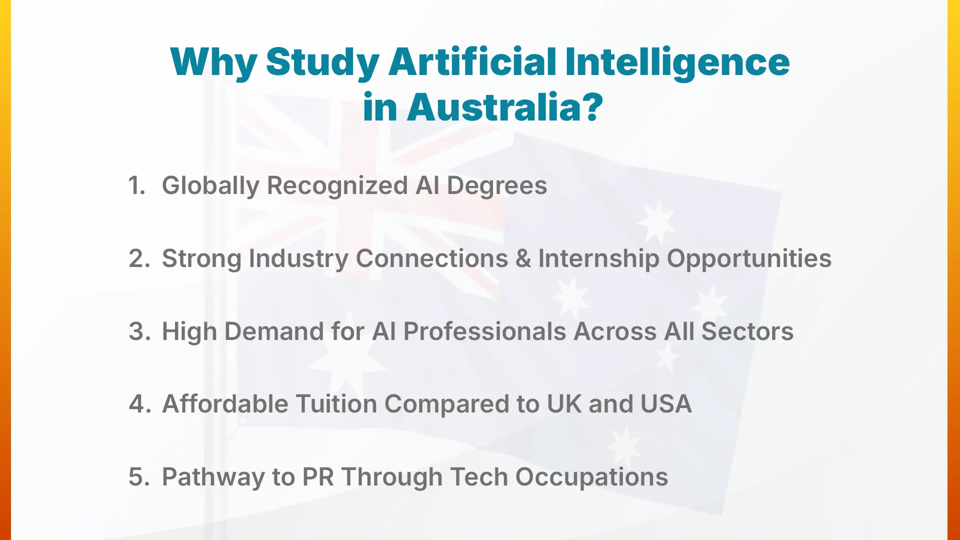 Why Study Artificial Intelligence in Australia