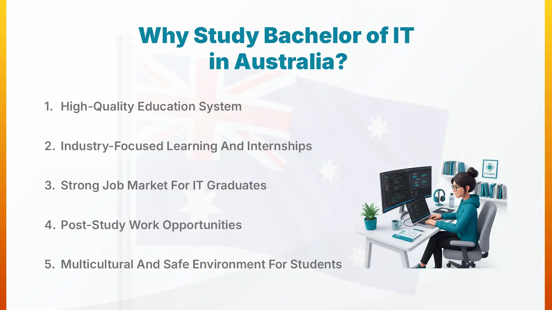 Why Study Bachelor of IT in Australia