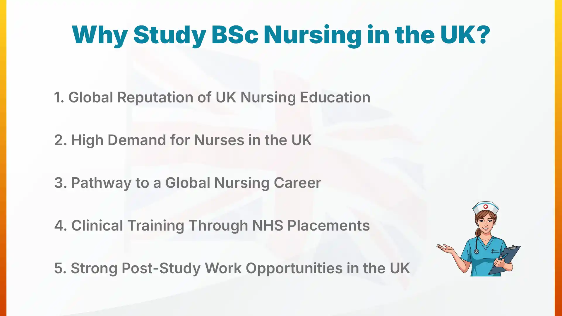 Why Study Bachelors of Nursing in the UK