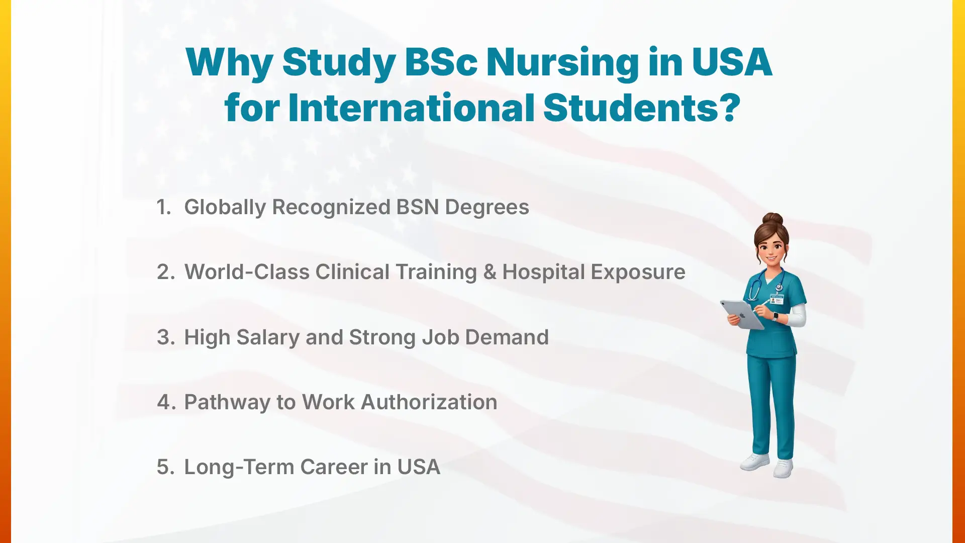 Why Study BSc Nursing in the USA for International Students