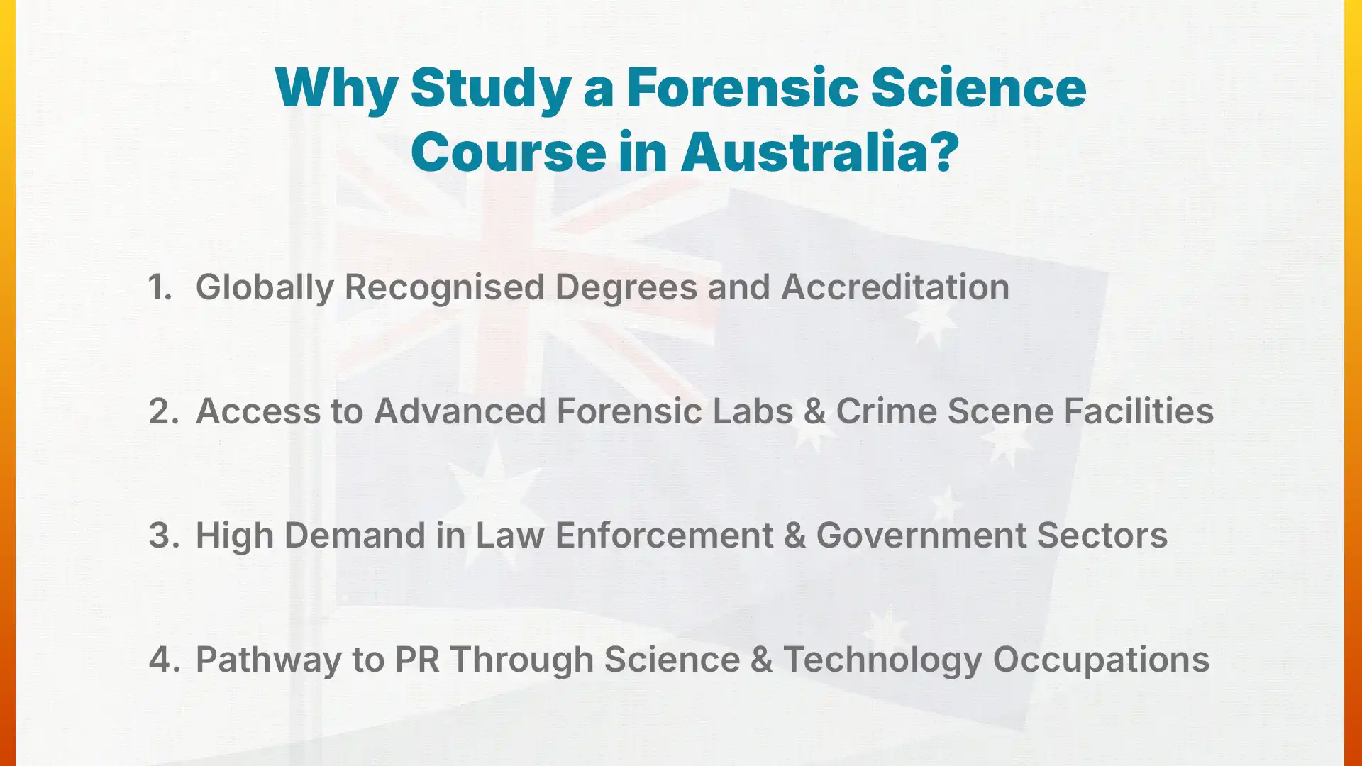 Why Study a Forensic Science Course in Australia